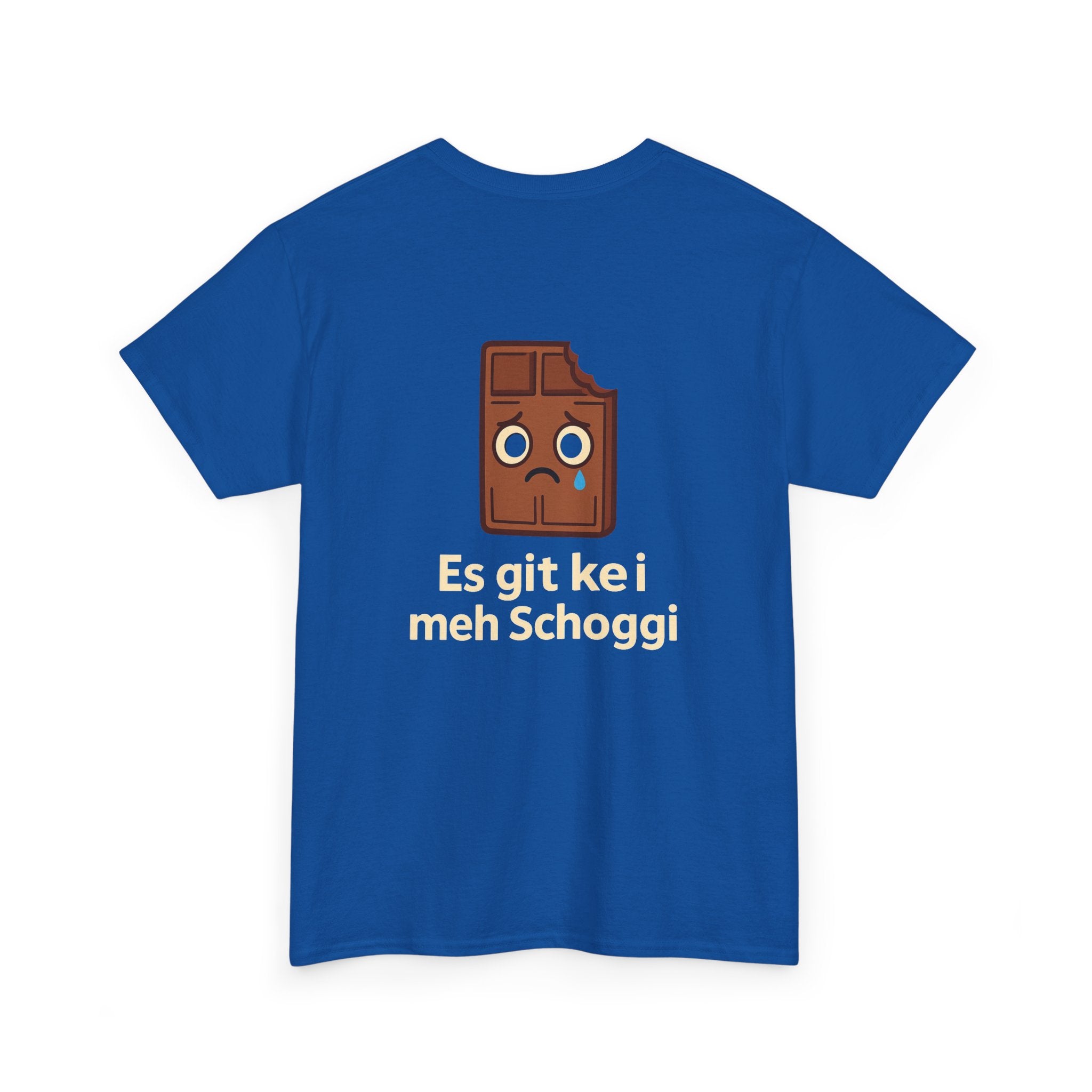 Es git kei meh Schoggi – Schweizer Humor T-Shirt