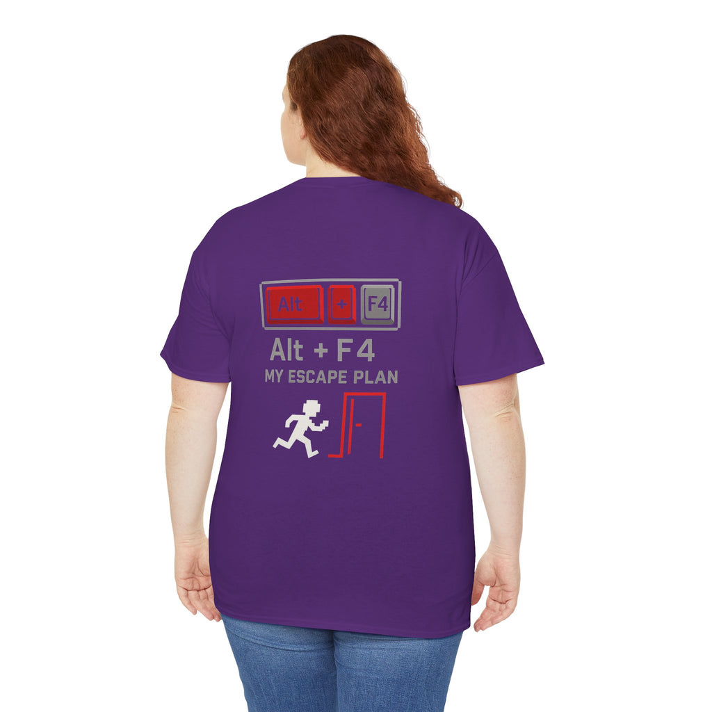 Alt + F4 – My Escape Plan – Nerd & Gamer T-Shirt