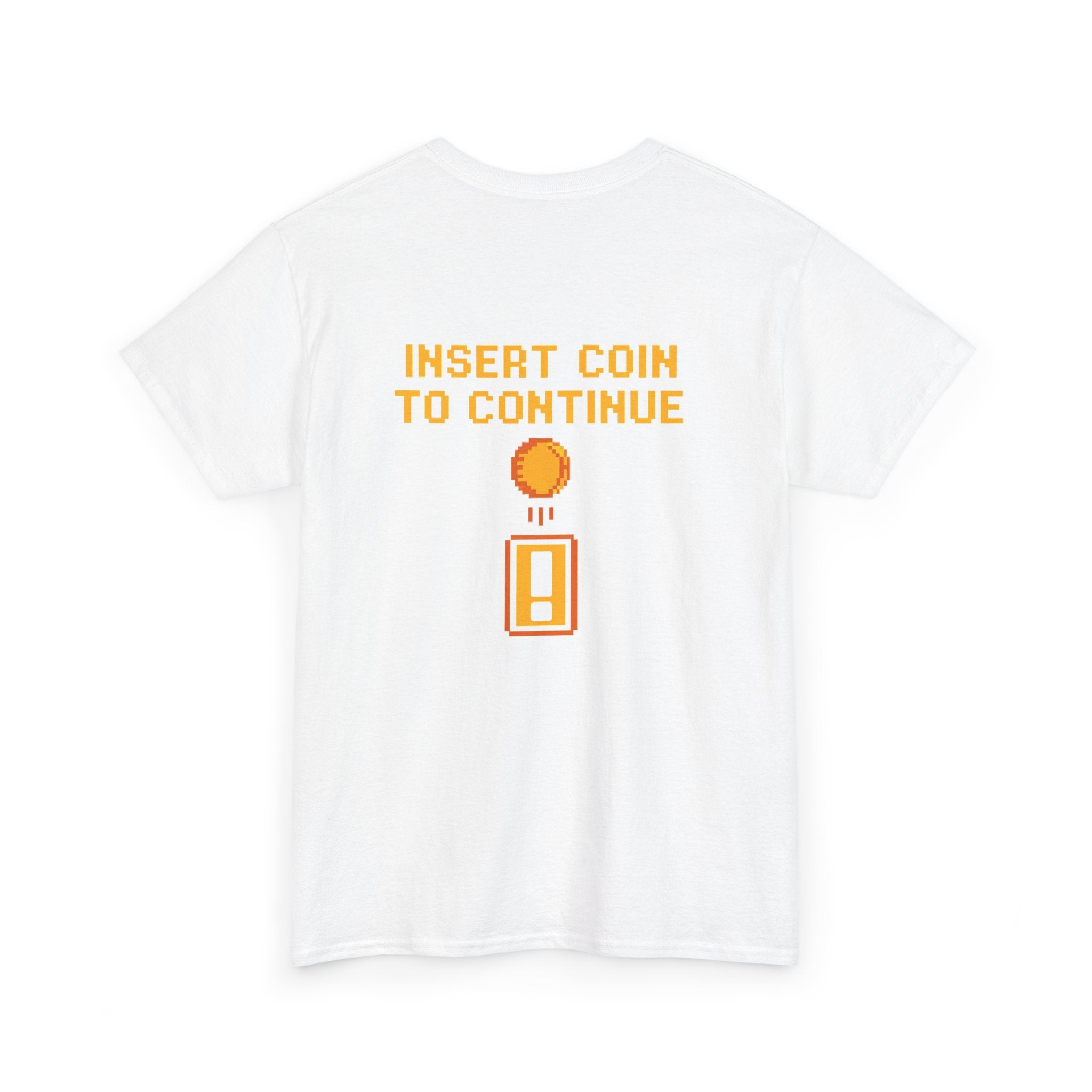 Insert Coin to Continue – Retro Arcade Gamer T-Shirt