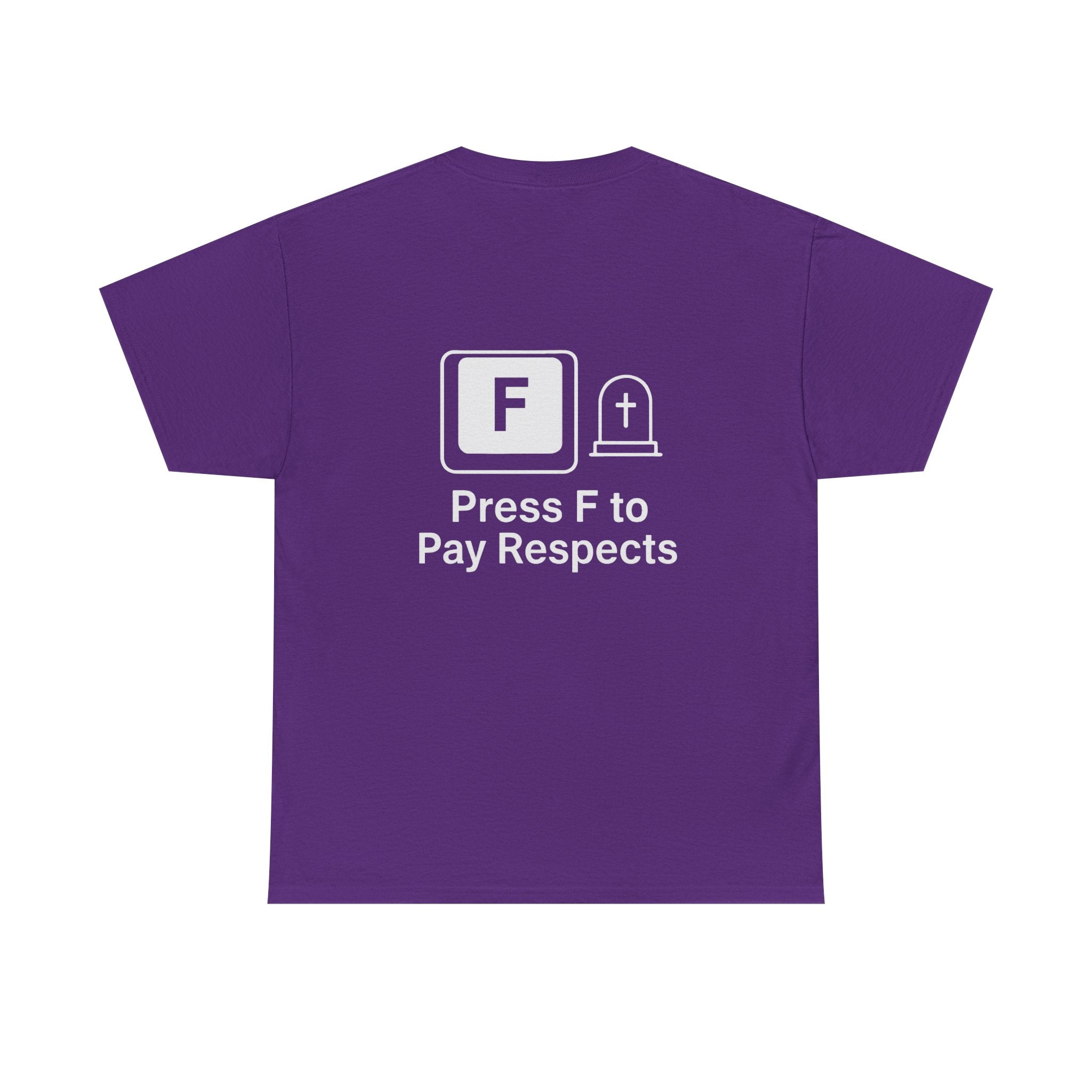 Press F to Pay Respects – Gamer Meme T-Shirt