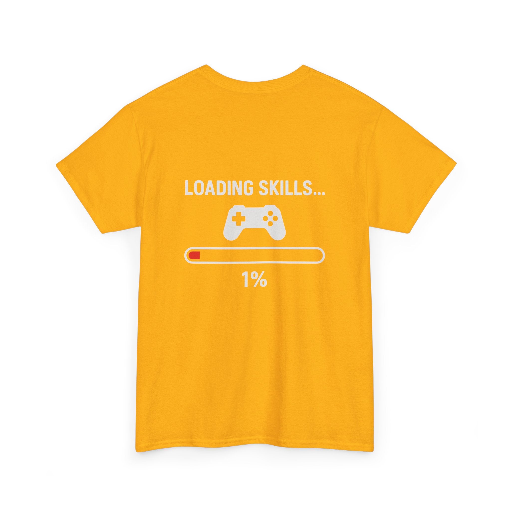Loading Skills… 1% – Lustiges Gamer Meme T-Shirt