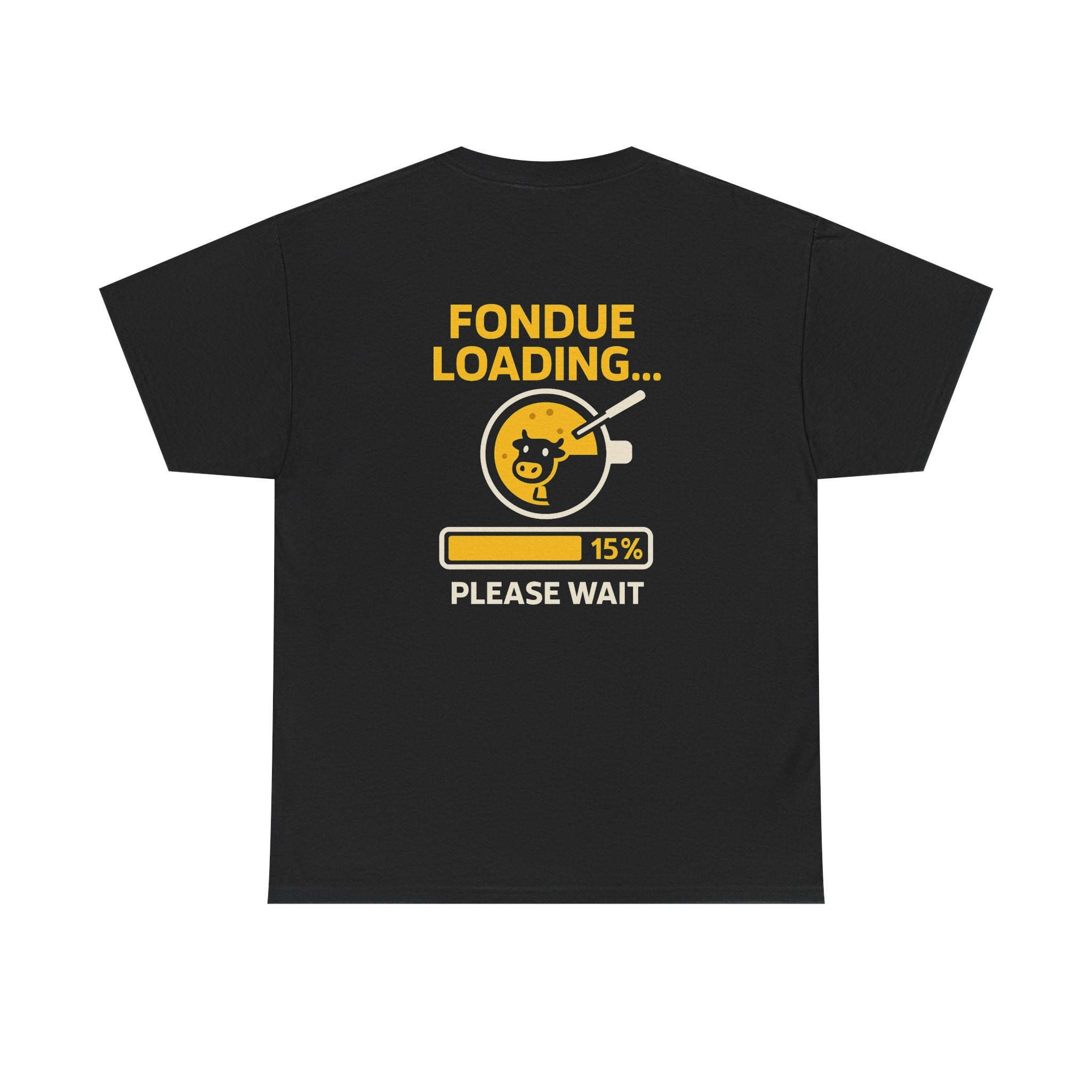 Fondue Loading – Schweizer Winter Meme T-Shirt