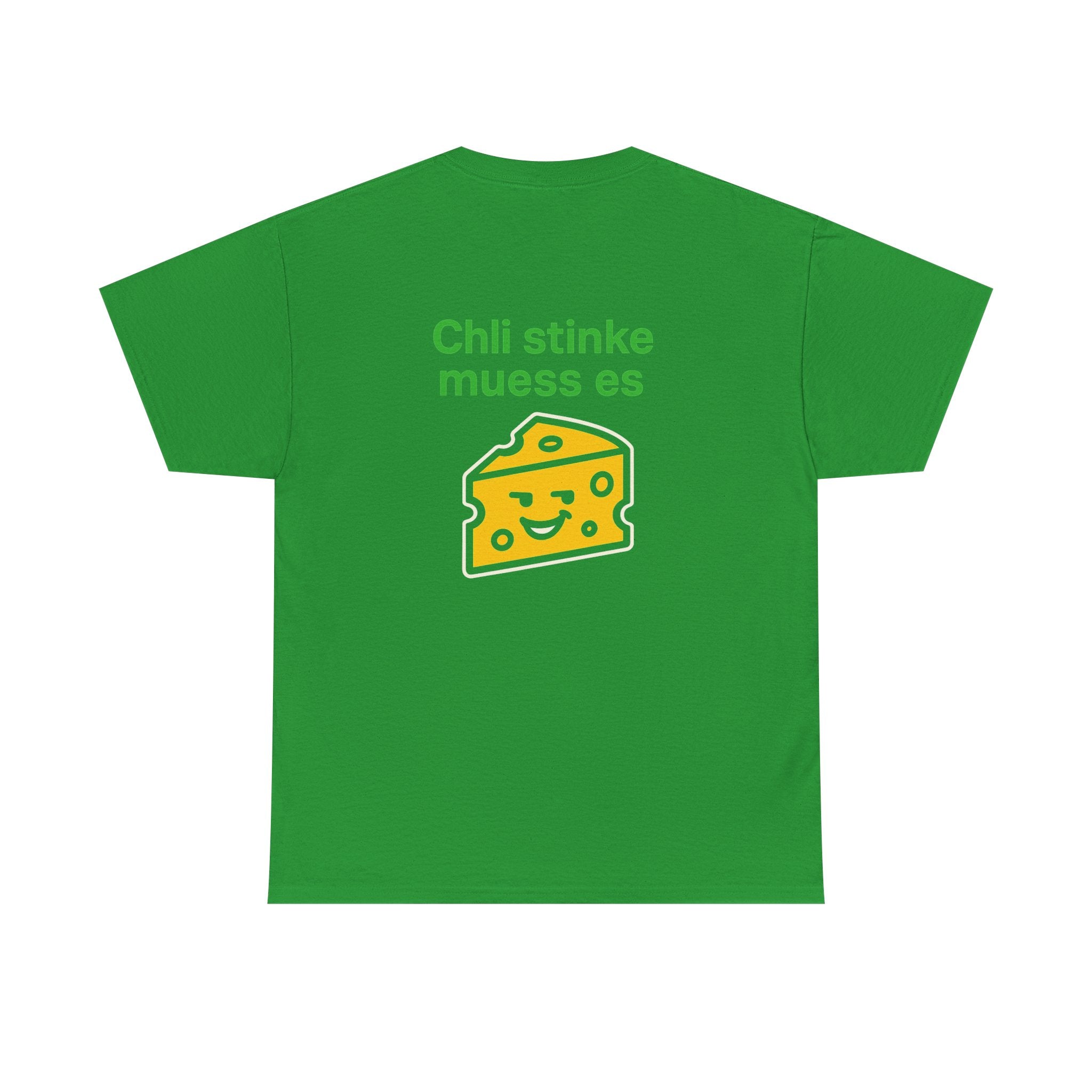 Chli stinke muess es – Schweizer Käse Humor T-Shirt