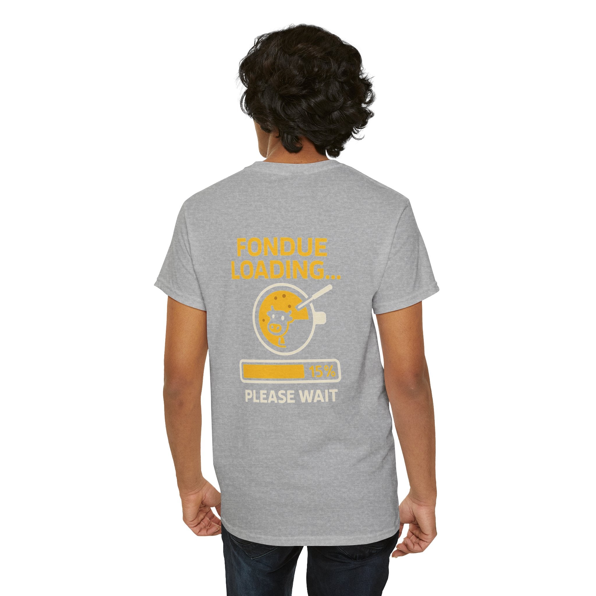 Fondue Loading – Schweizer Winter Meme T-Shirt