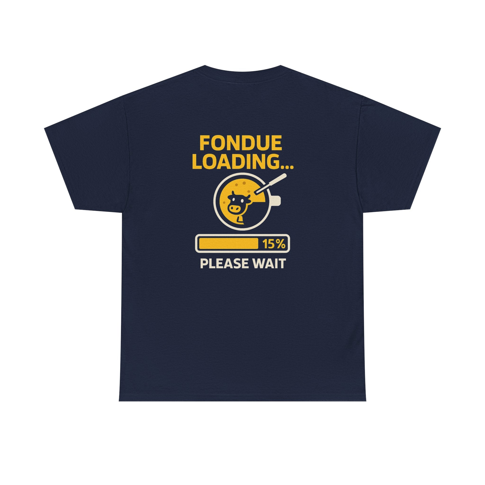 Fondue Loading – Schweizer Winter Meme T-Shirt