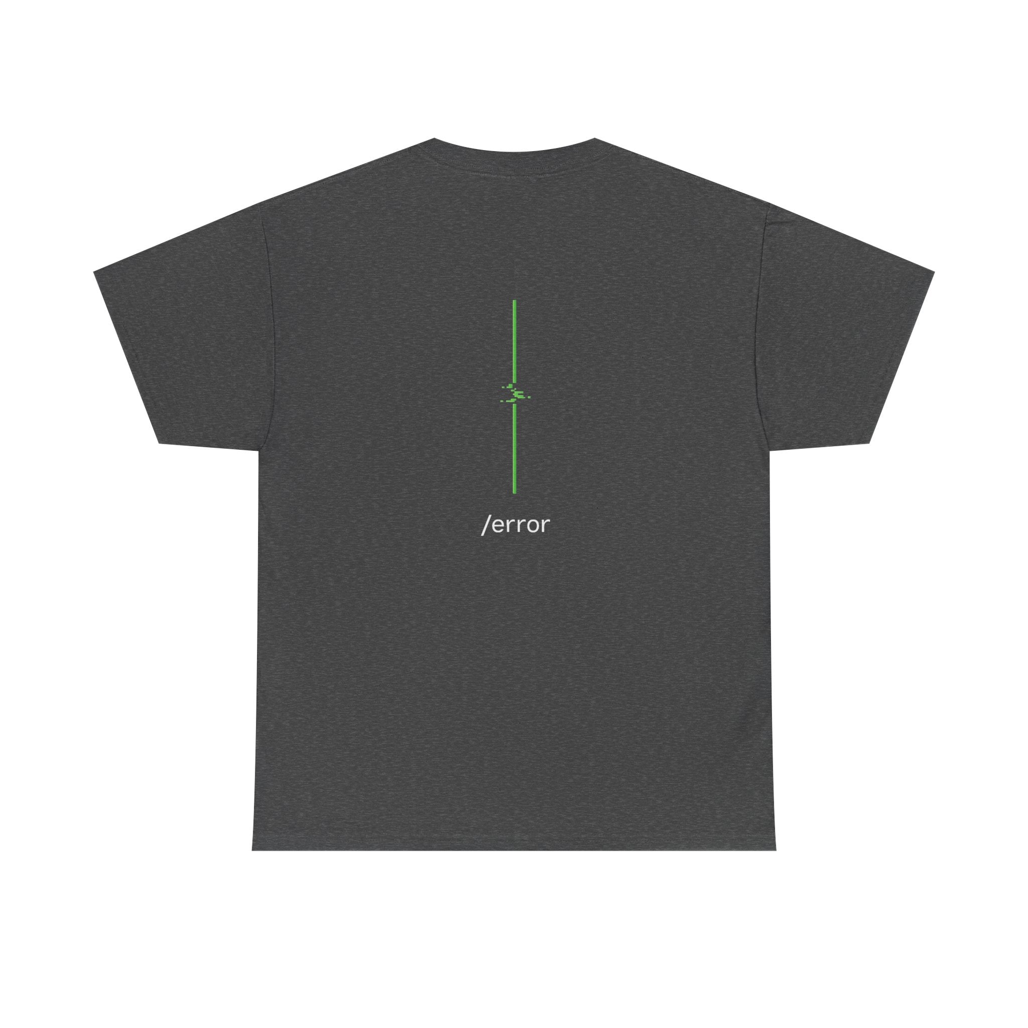 Glitch Line – Minimalistisches Neon Streetwear T-Shirt