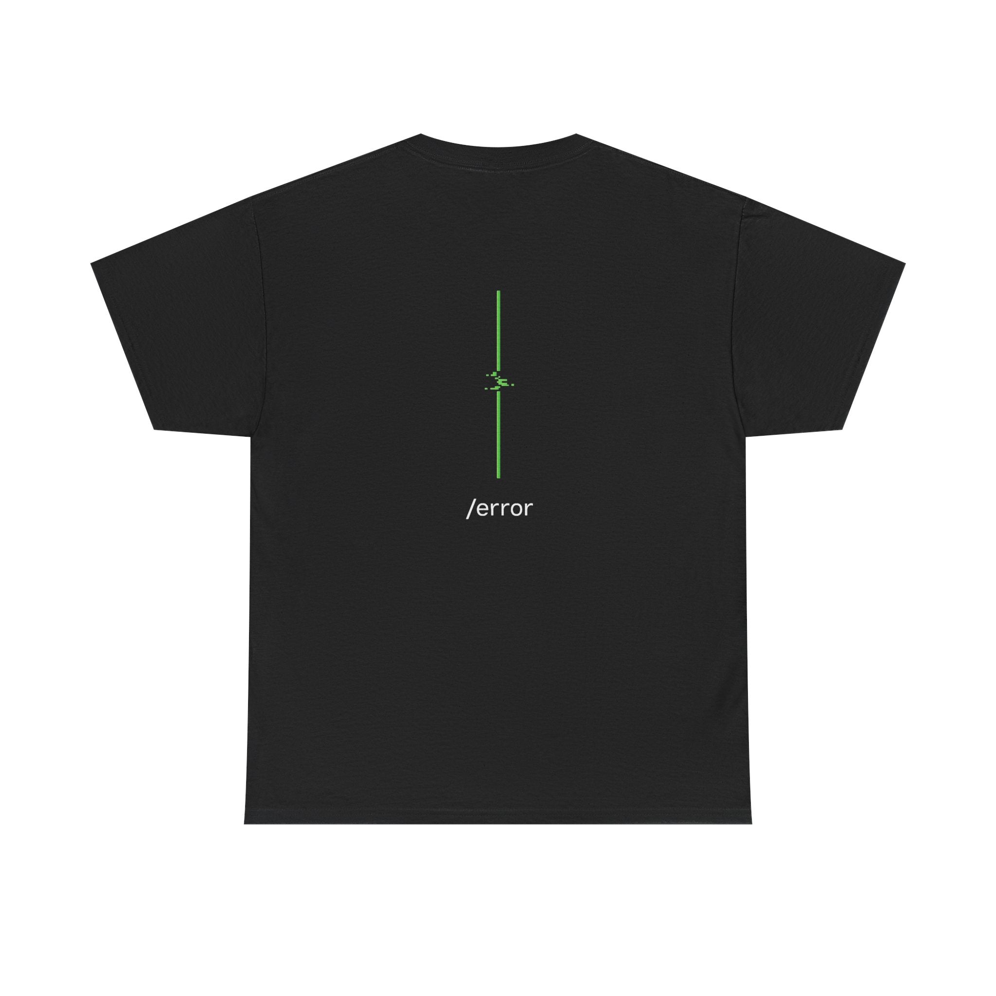 Glitch Line – Minimalistisches Neon Streetwear T-Shirt