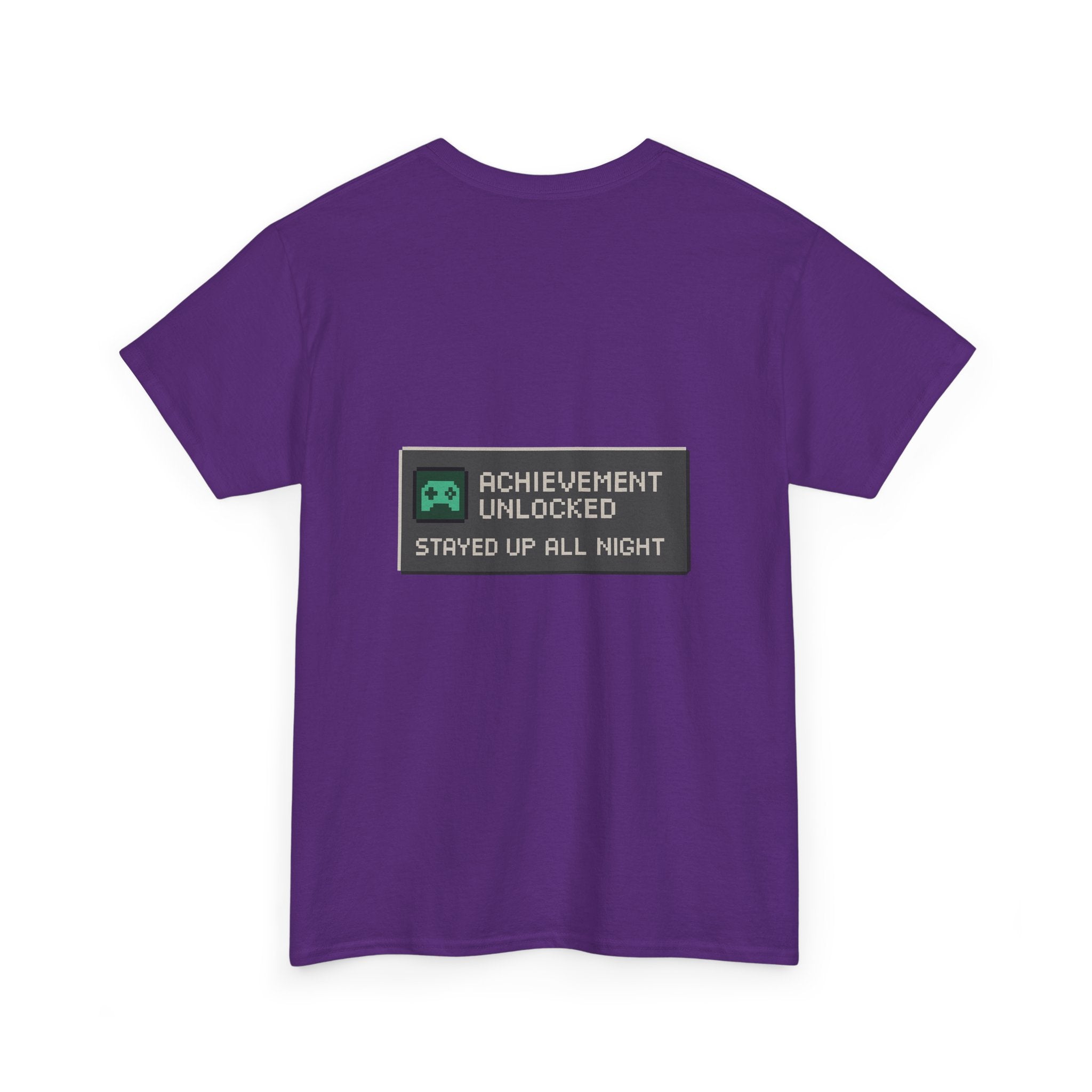 Achievement Unlocked – Stayed Up All Night – Gamer Meme T-Shirt