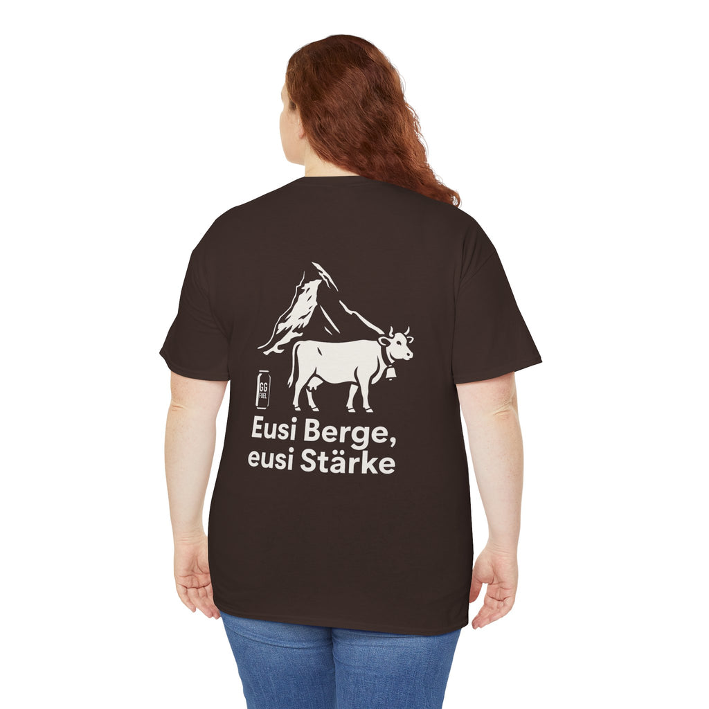 Eusi Berge, eusi Stärke – Matterhorn Schweiz T-Shirt