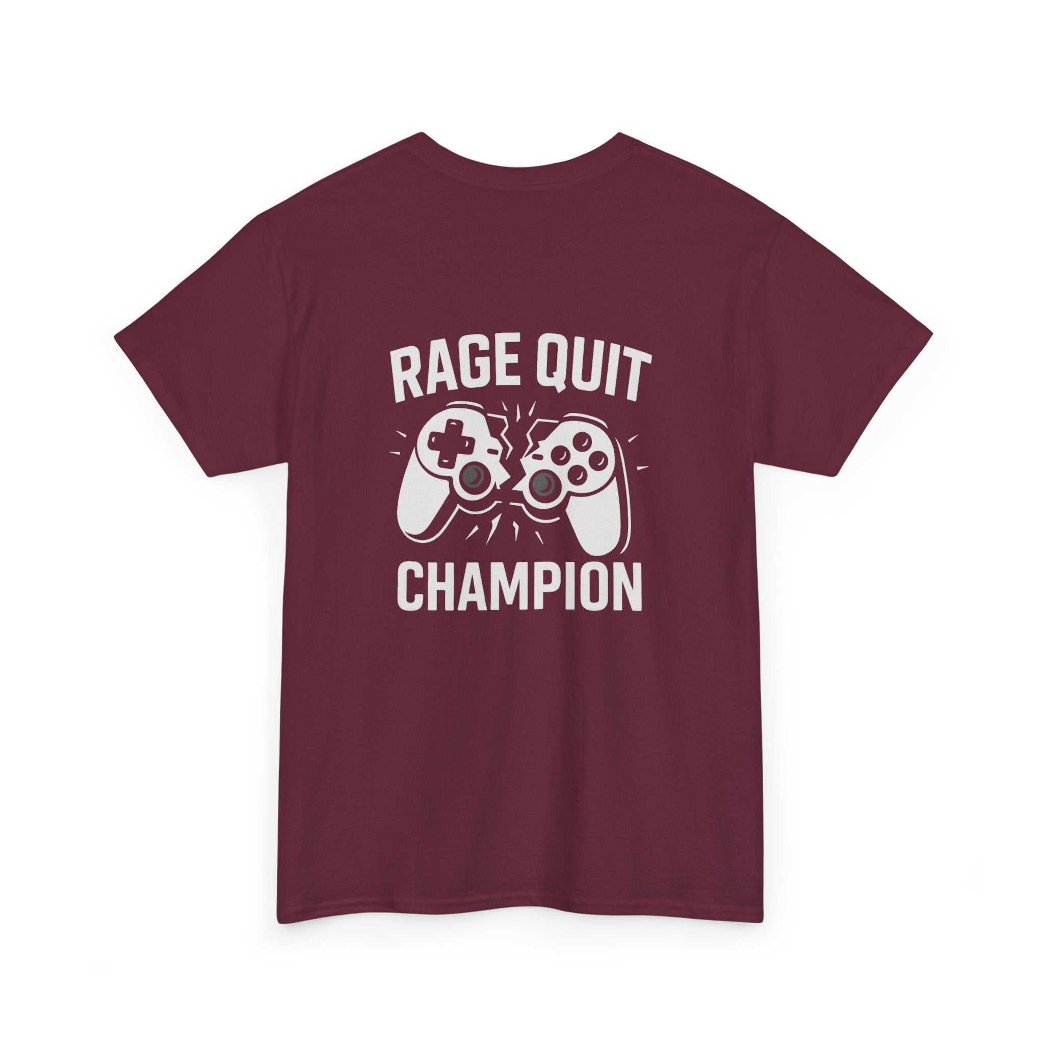 Rage Quit Champion – Lustiges Gamer Meme T-Shirt