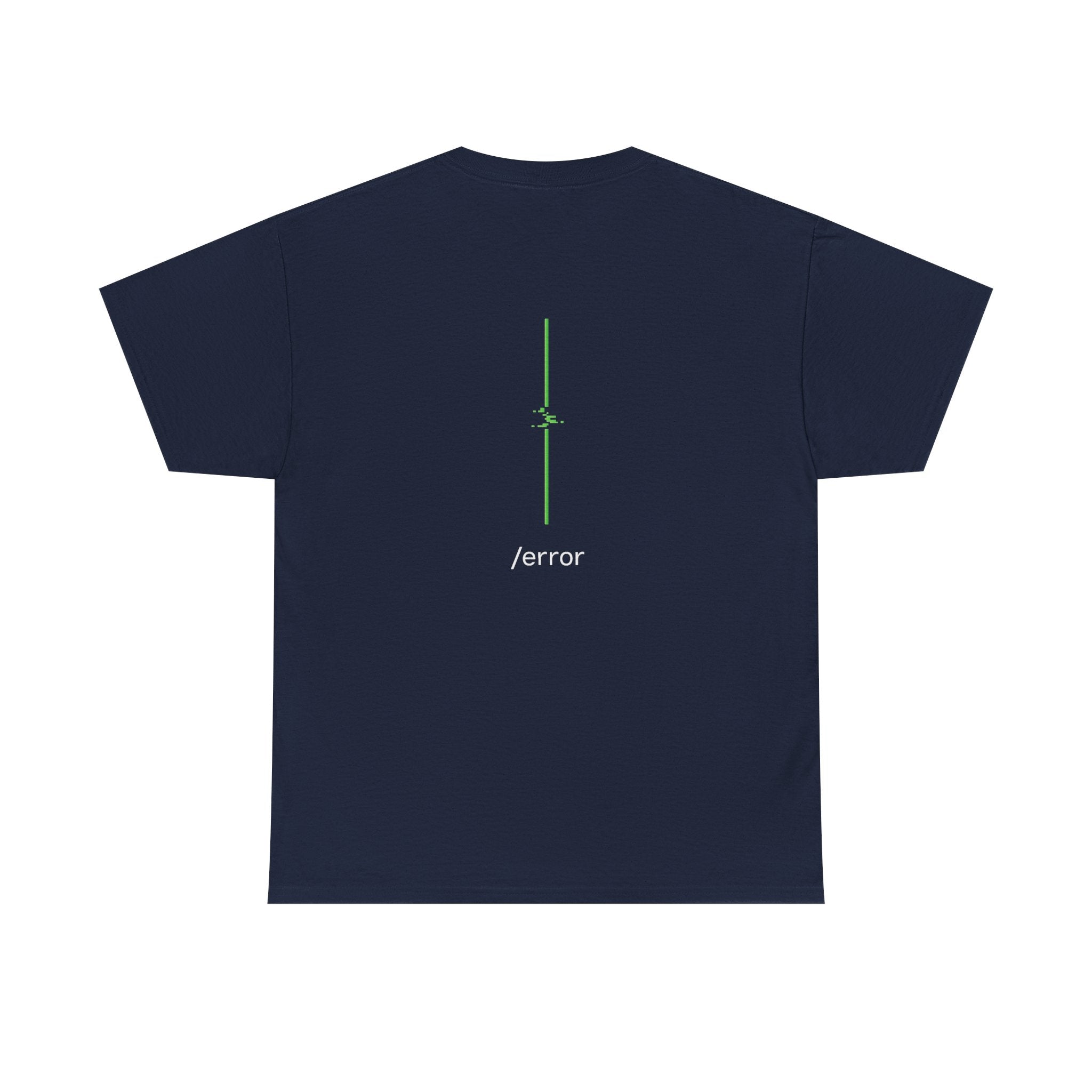 Glitch Line – Minimalistisches Neon Streetwear T-Shirt