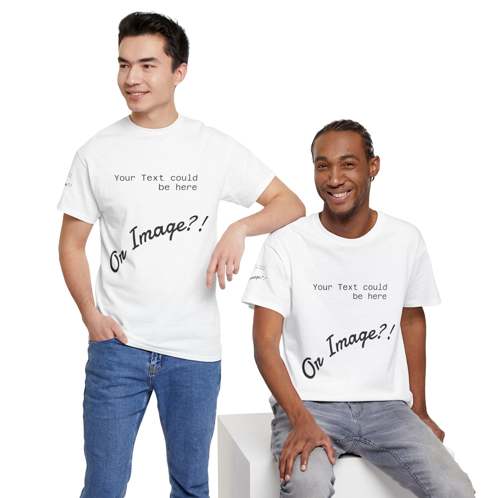 Individuell Bedruckbares Unisex Basic T-Shirt
