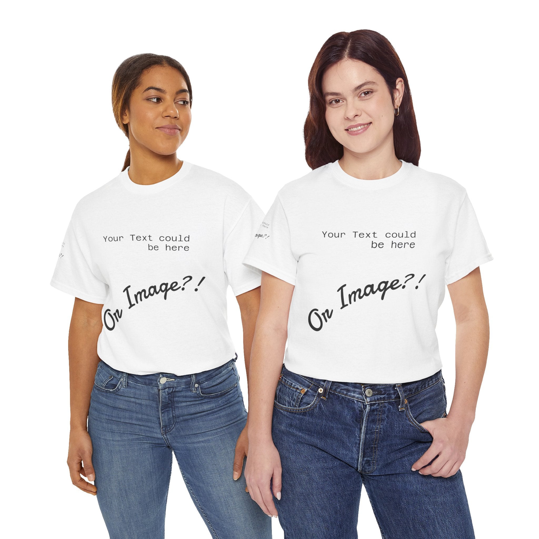 Individuell Bedruckbares Unisex Basic T-Shirt
