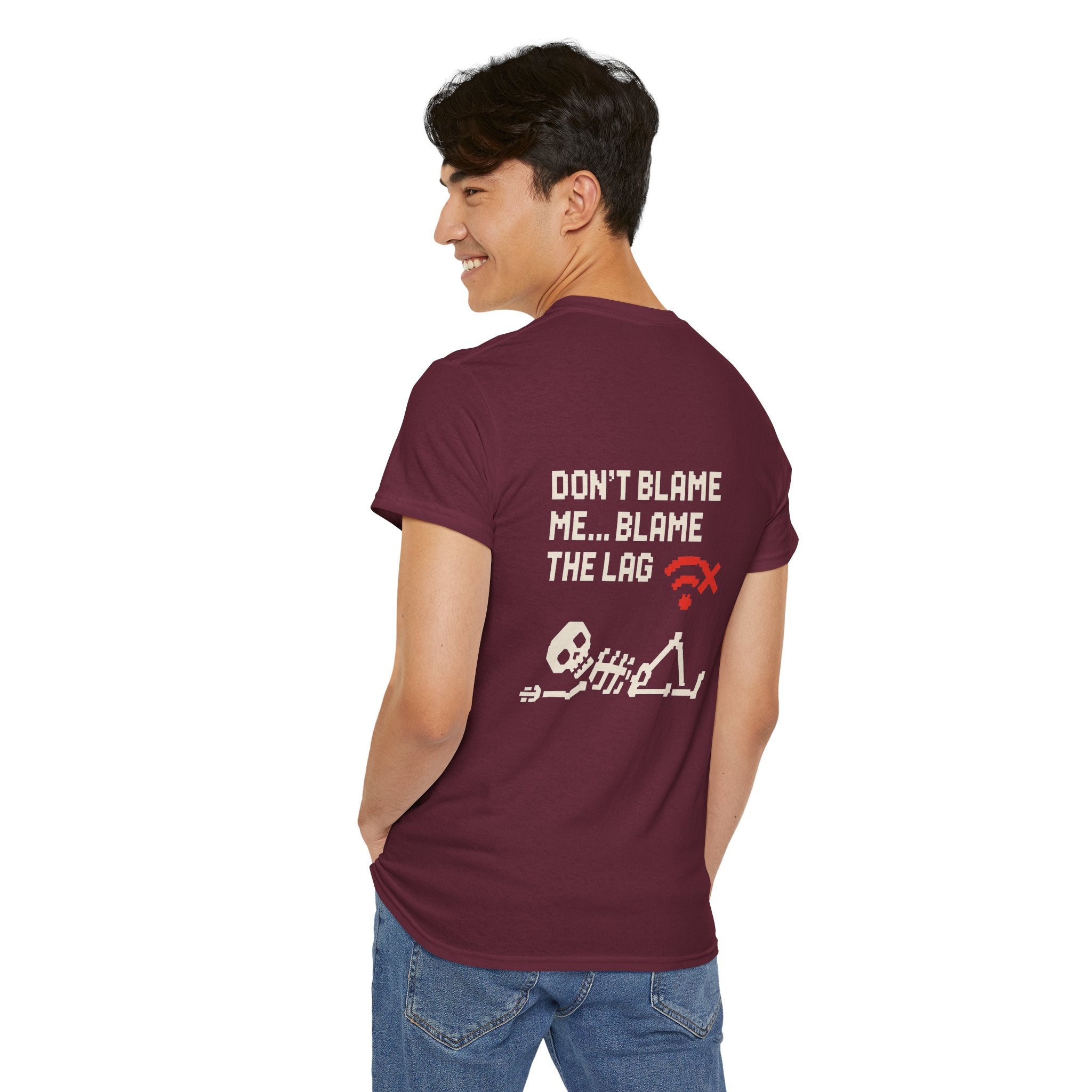 Don’t Blame Me, Blame the Lag – Gamer Meme T-Shirt