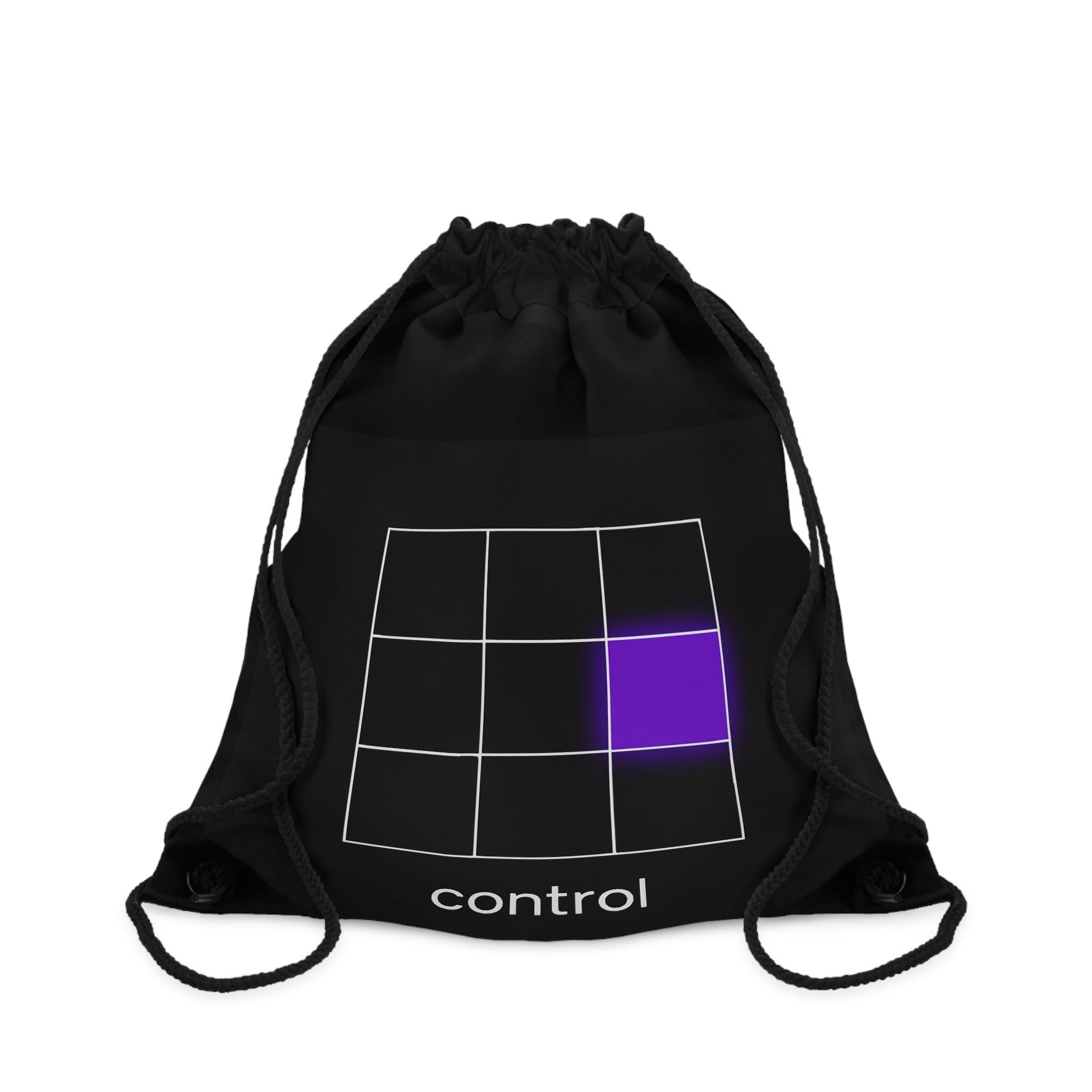 Neon Grid – Futuristischer Streetwear Turnbeutel