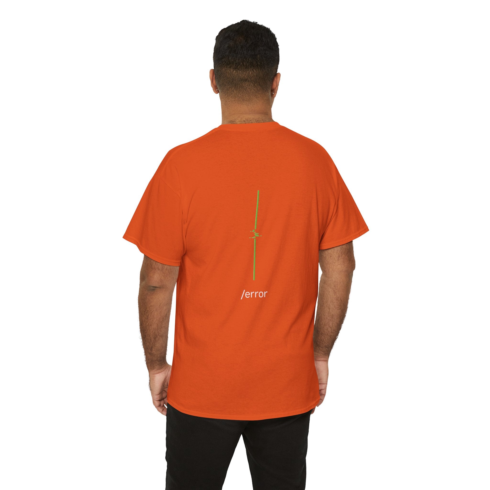Glitch Line – Minimalistisches Neon Streetwear T-Shirt