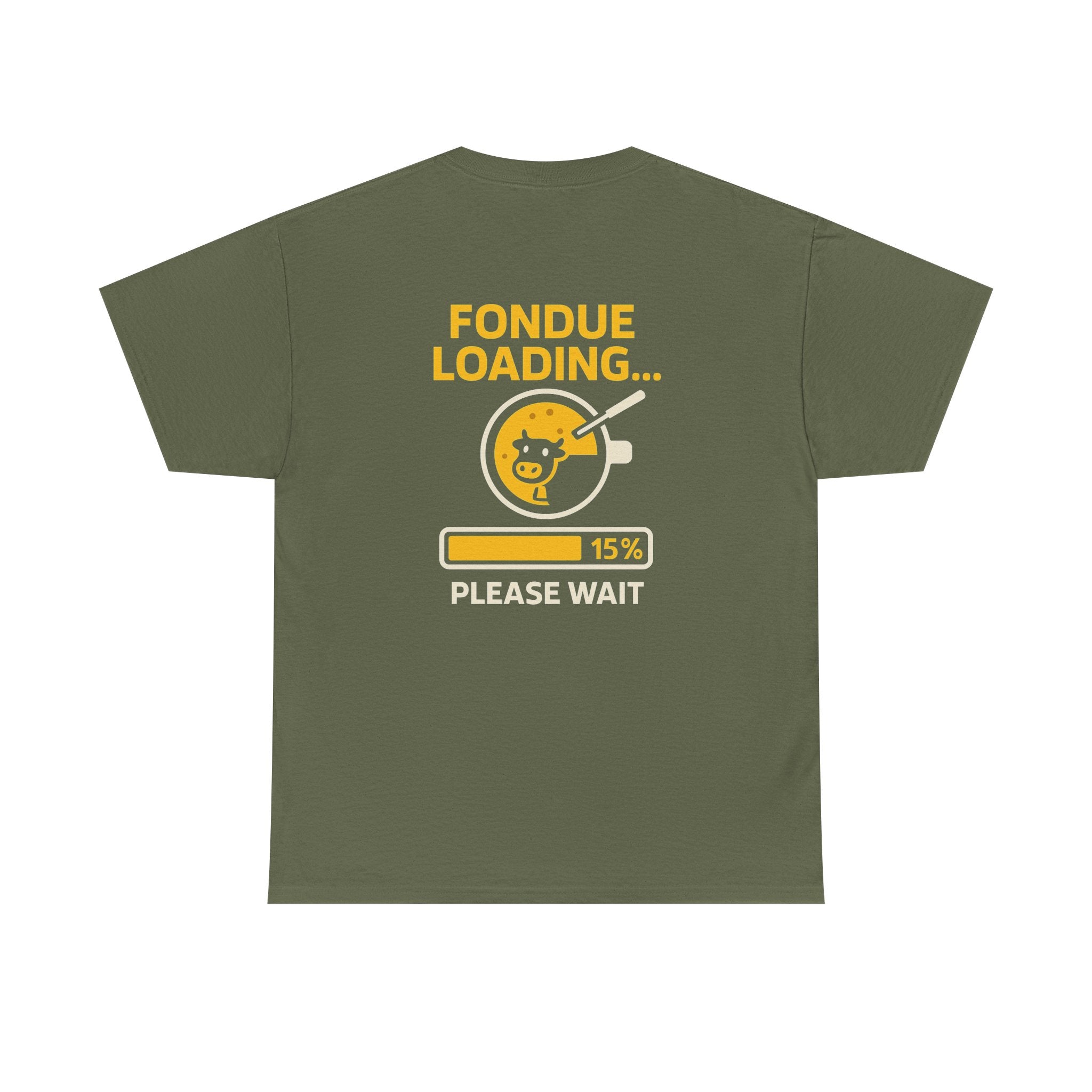Fondue Loading – Schweizer Winter Meme T-Shirt