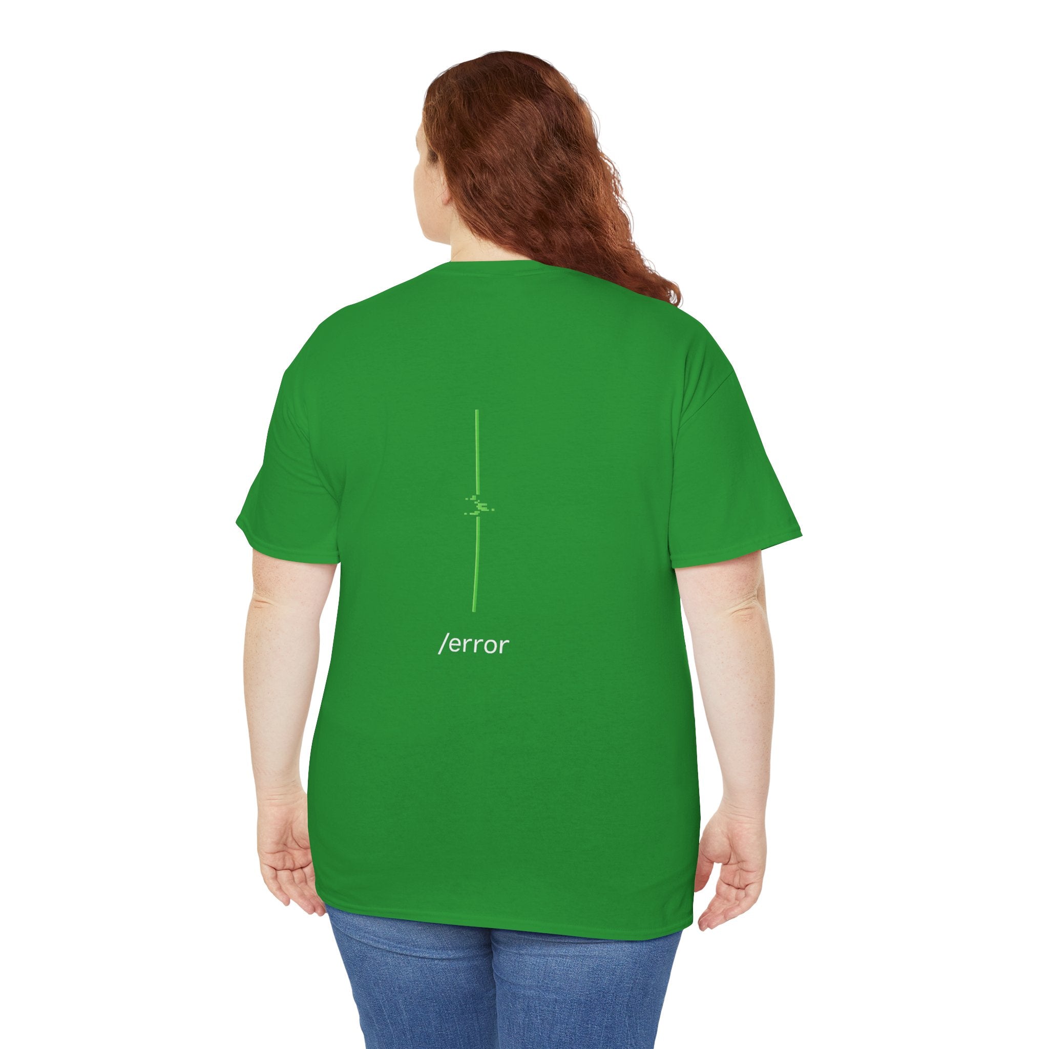 Glitch Line – Minimalistisches Neon Streetwear T-Shirt