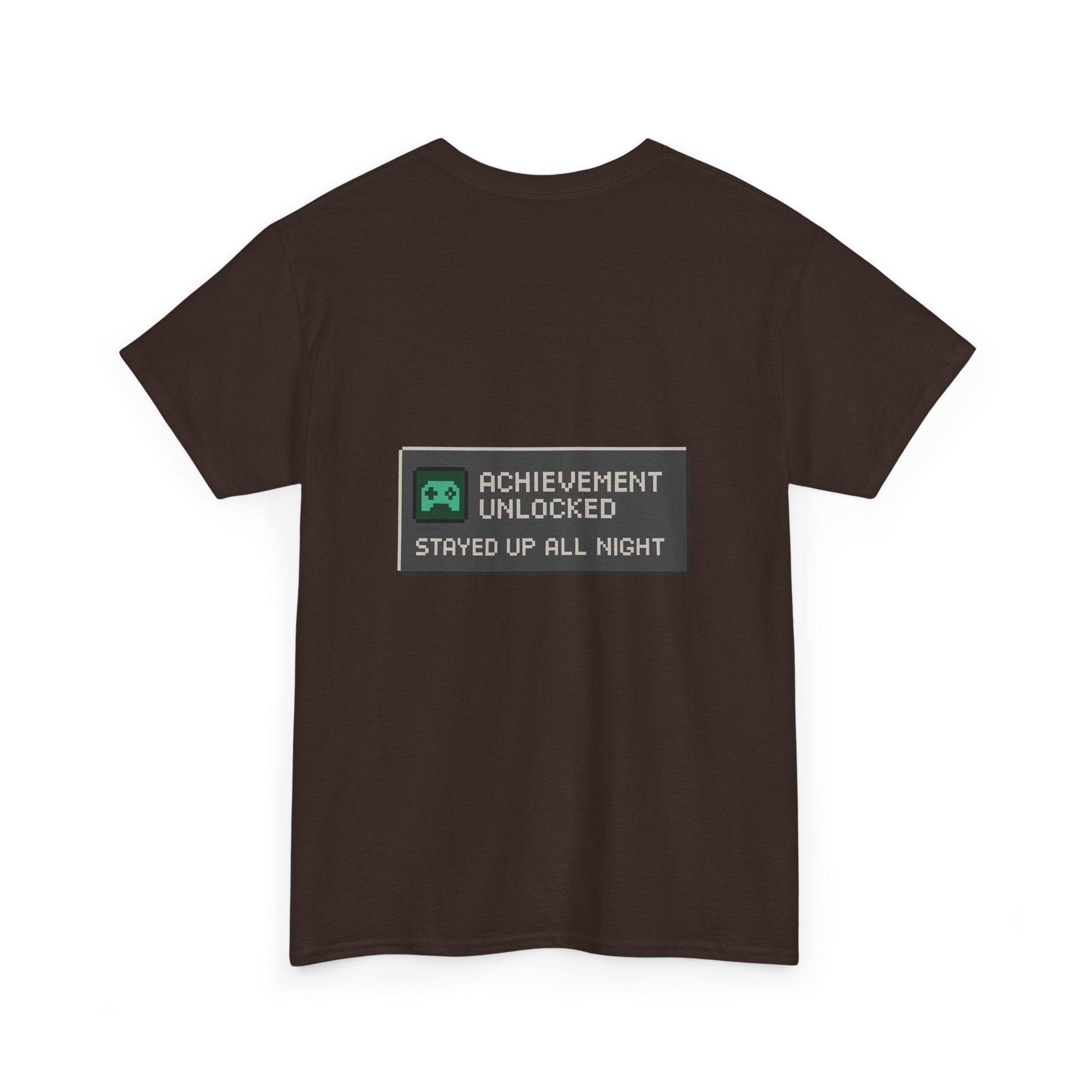 Achievement Unlocked – Stayed Up All Night – Gamer Meme T-Shirt