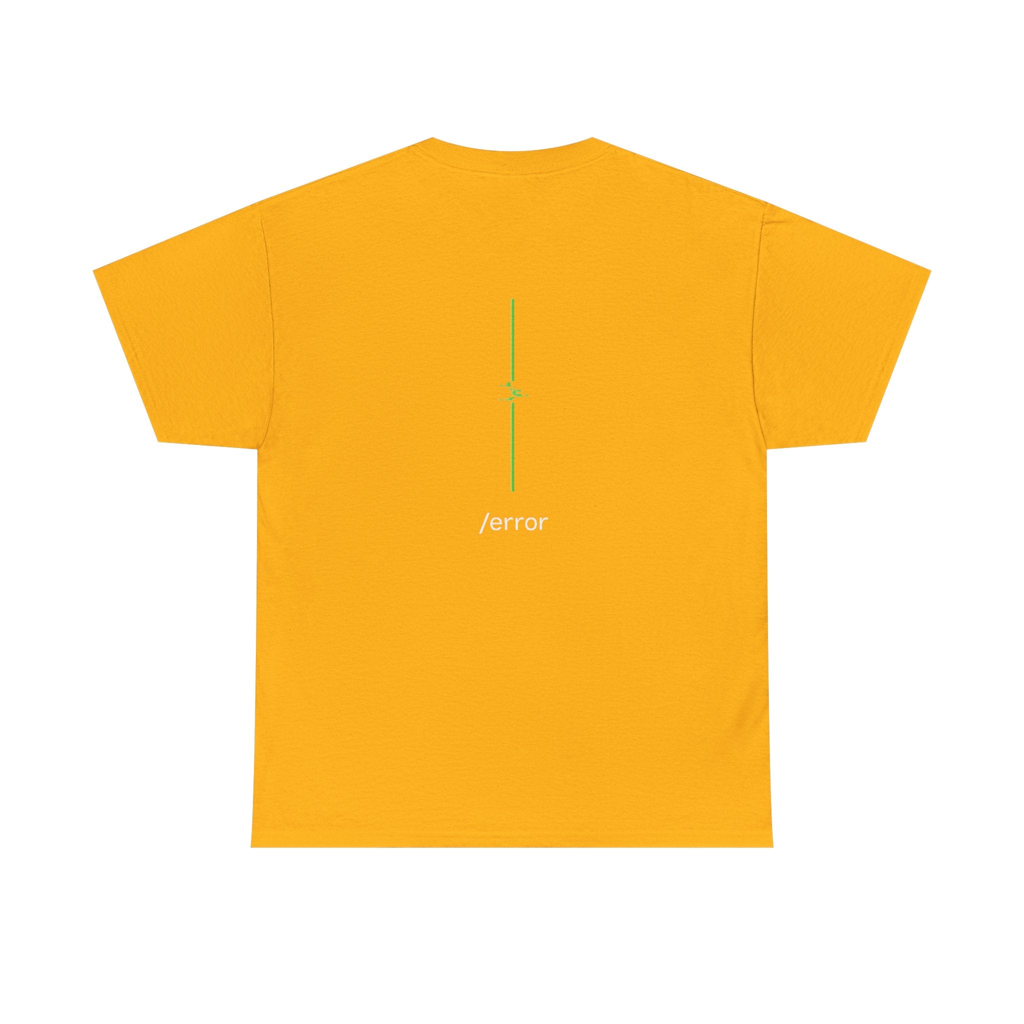 Glitch Line – Minimalistisches Neon Streetwear T-Shirt
