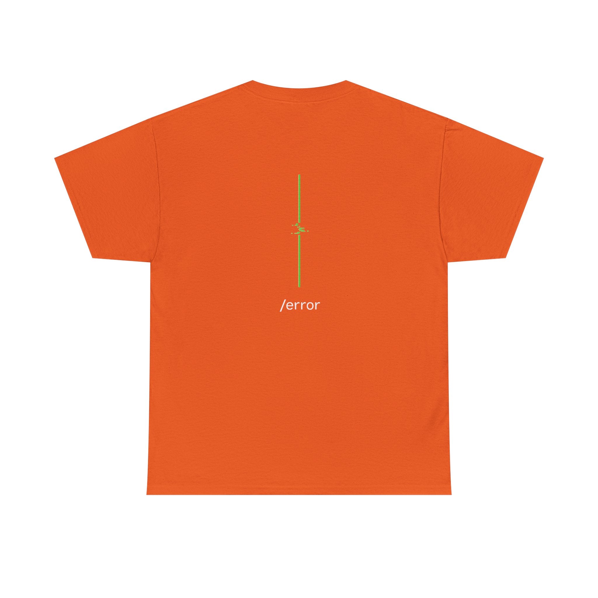 Glitch Line – Minimalistisches Neon Streetwear T-Shirt