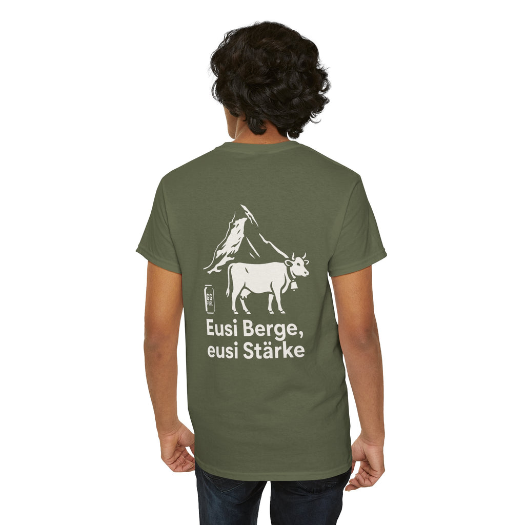 Eusi Berge, eusi Stärke – Matterhorn Schweiz T-Shirt