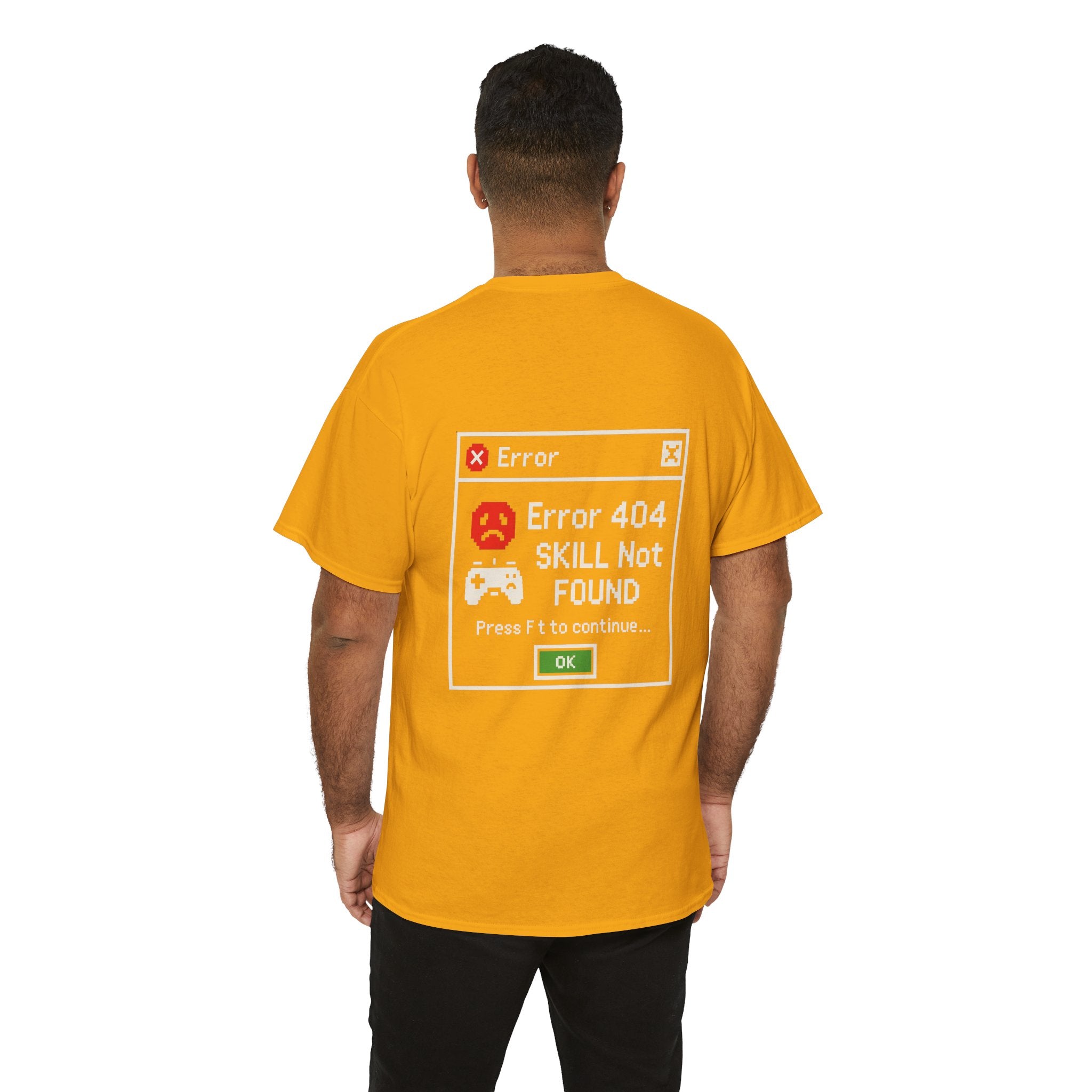 Error 404 – Skill Not Found – Gamer & Tech Meme T-Shirt