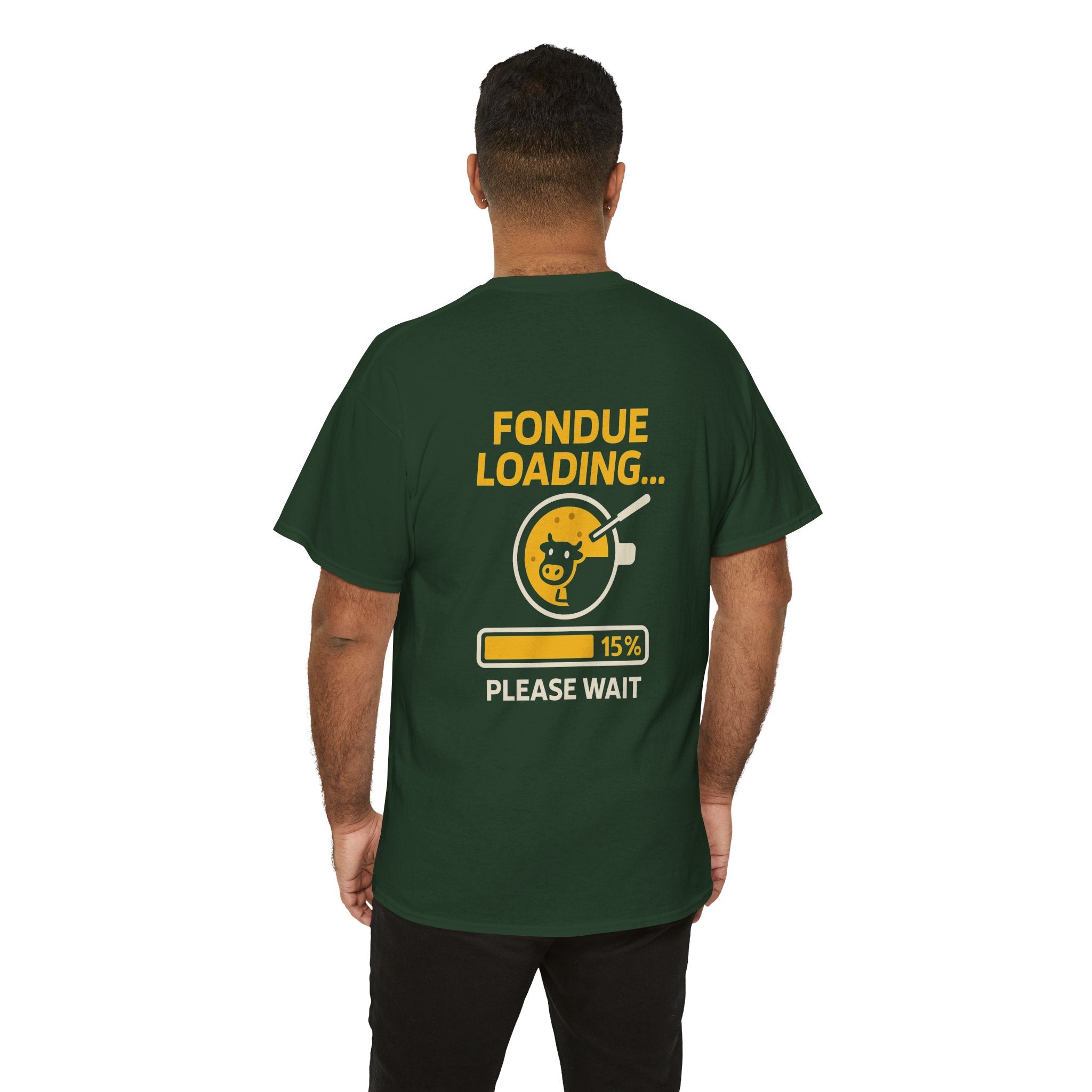 Fondue Loading – Schweizer Winter Meme T-Shirt