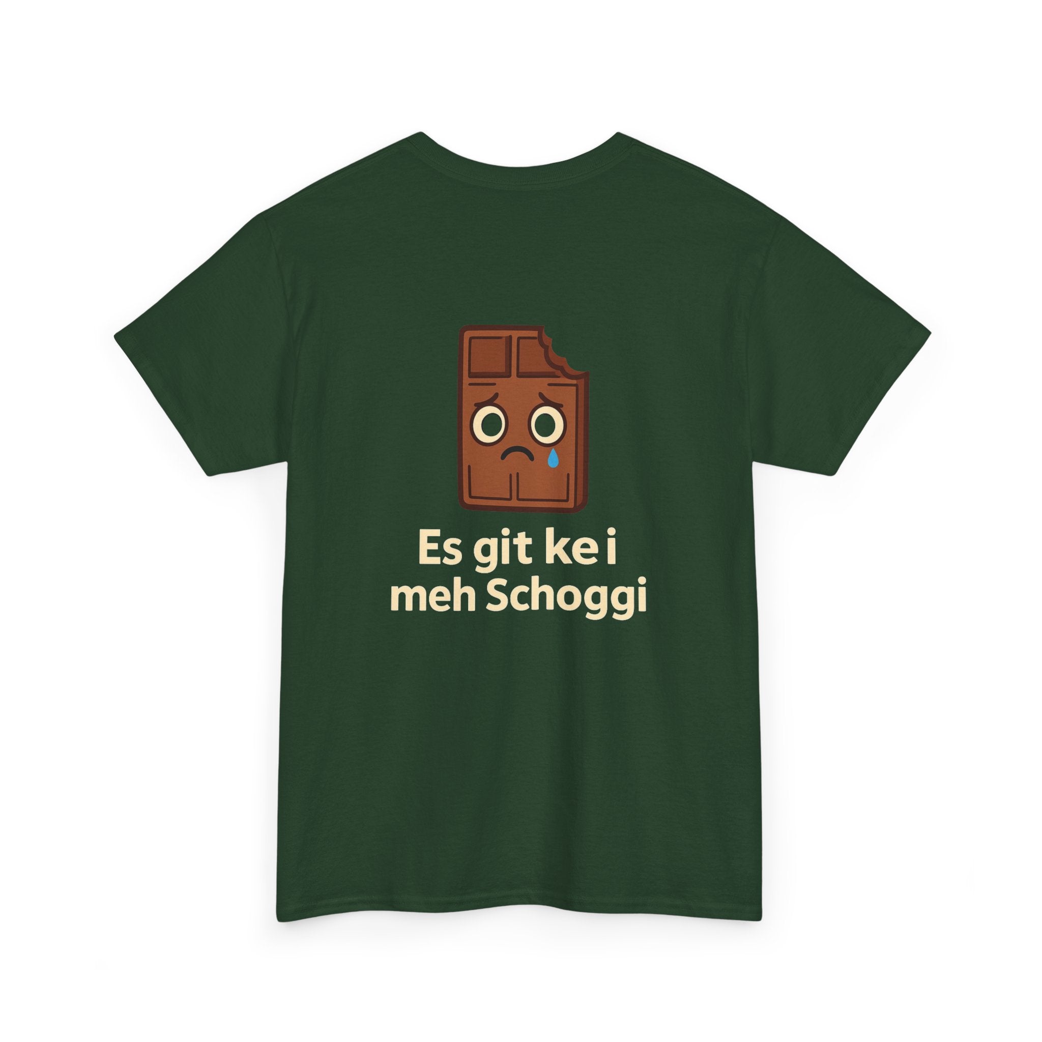 Es git kei meh Schoggi – Schweizer Humor T-Shirt