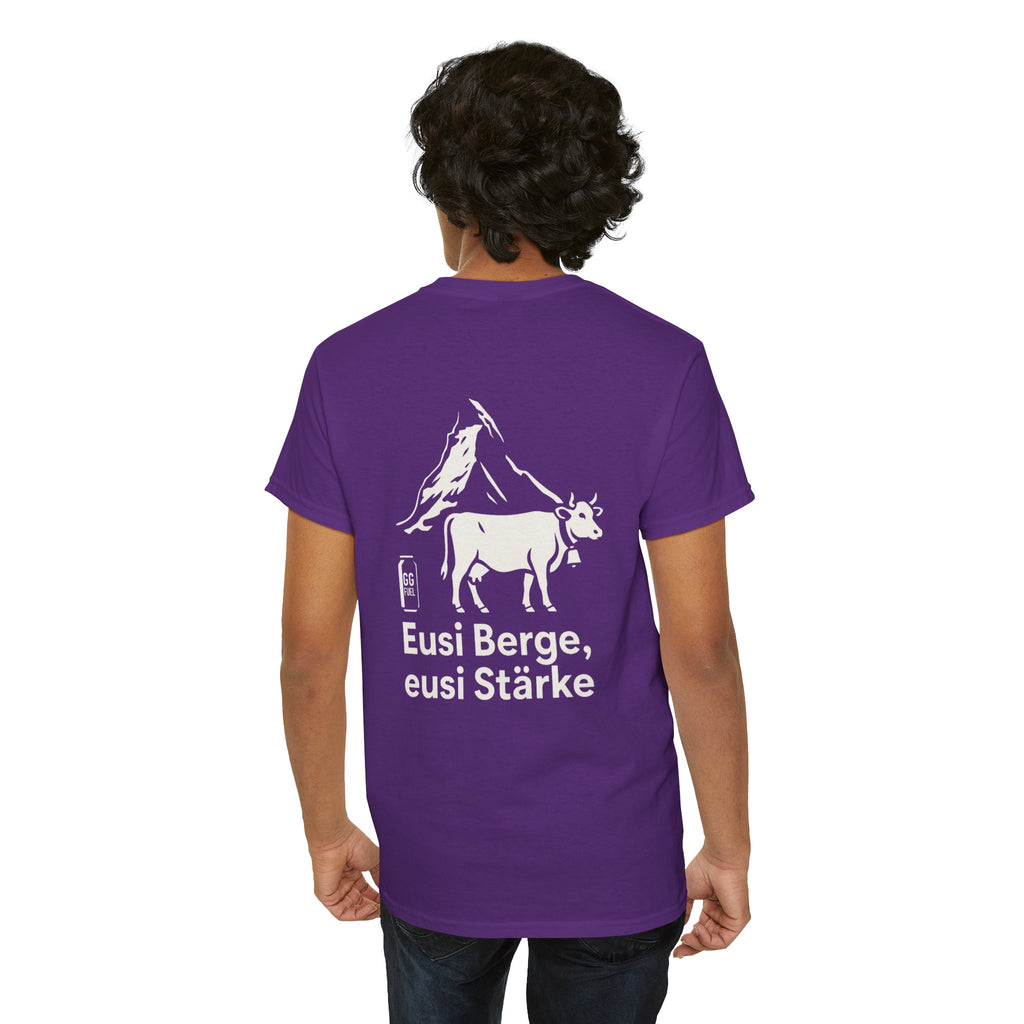 Eusi Berge, eusi Stärke – Matterhorn Schweiz T-Shirt