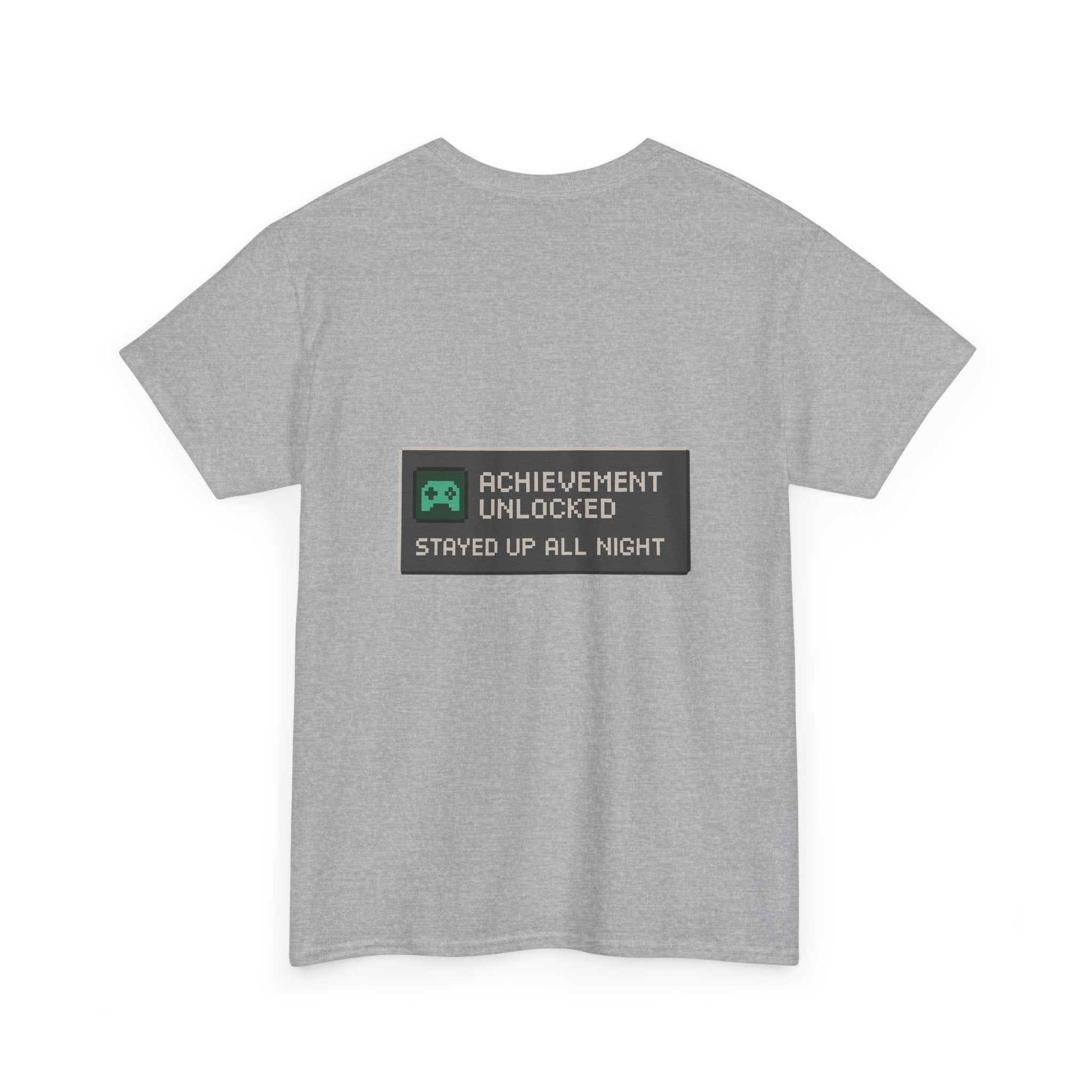 Achievement Unlocked – Stayed Up All Night – Gamer Meme T-Shirt