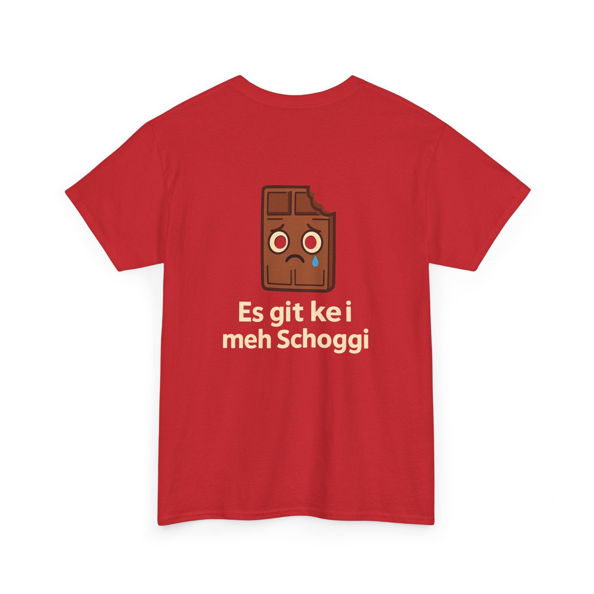 Es git kei meh Schoggi – Schweizer Humor T-Shirt