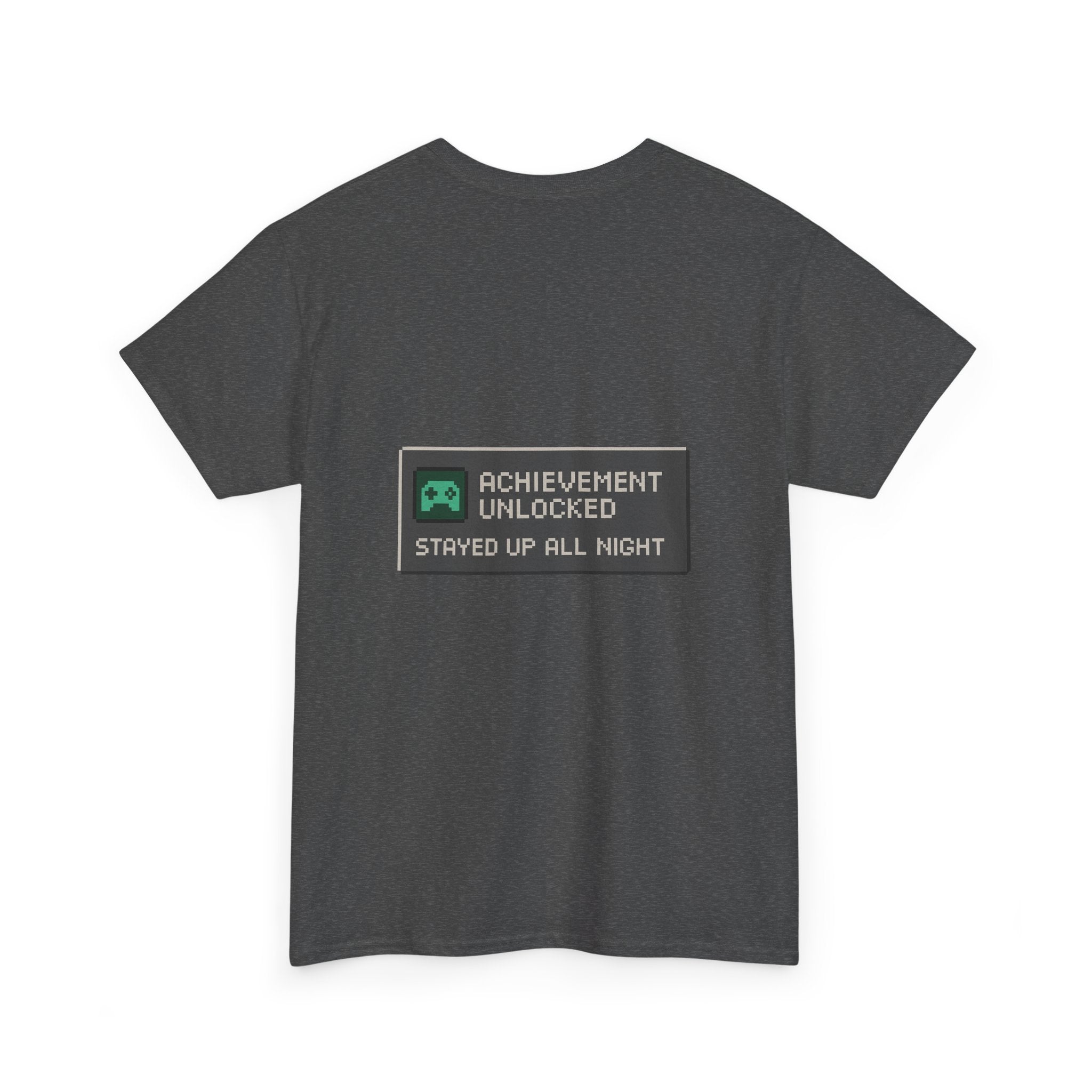 Achievement Unlocked – Stayed Up All Night – Gamer Meme T-Shirt