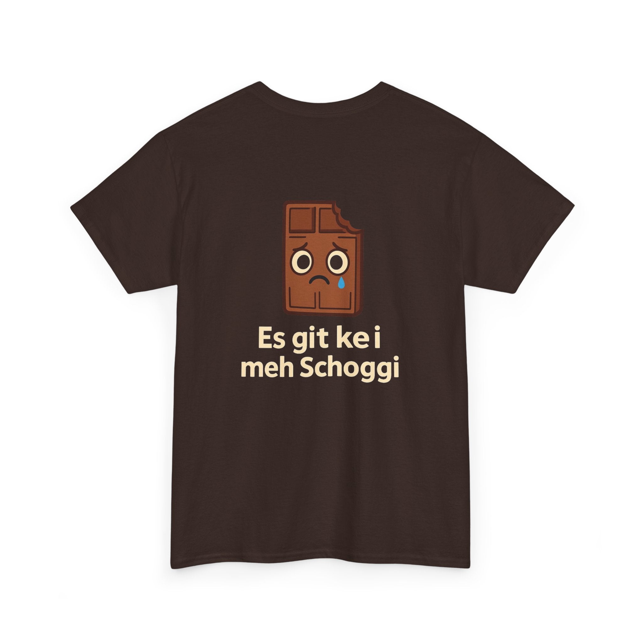 Es git kei meh Schoggi – Schweizer Humor T-Shirt