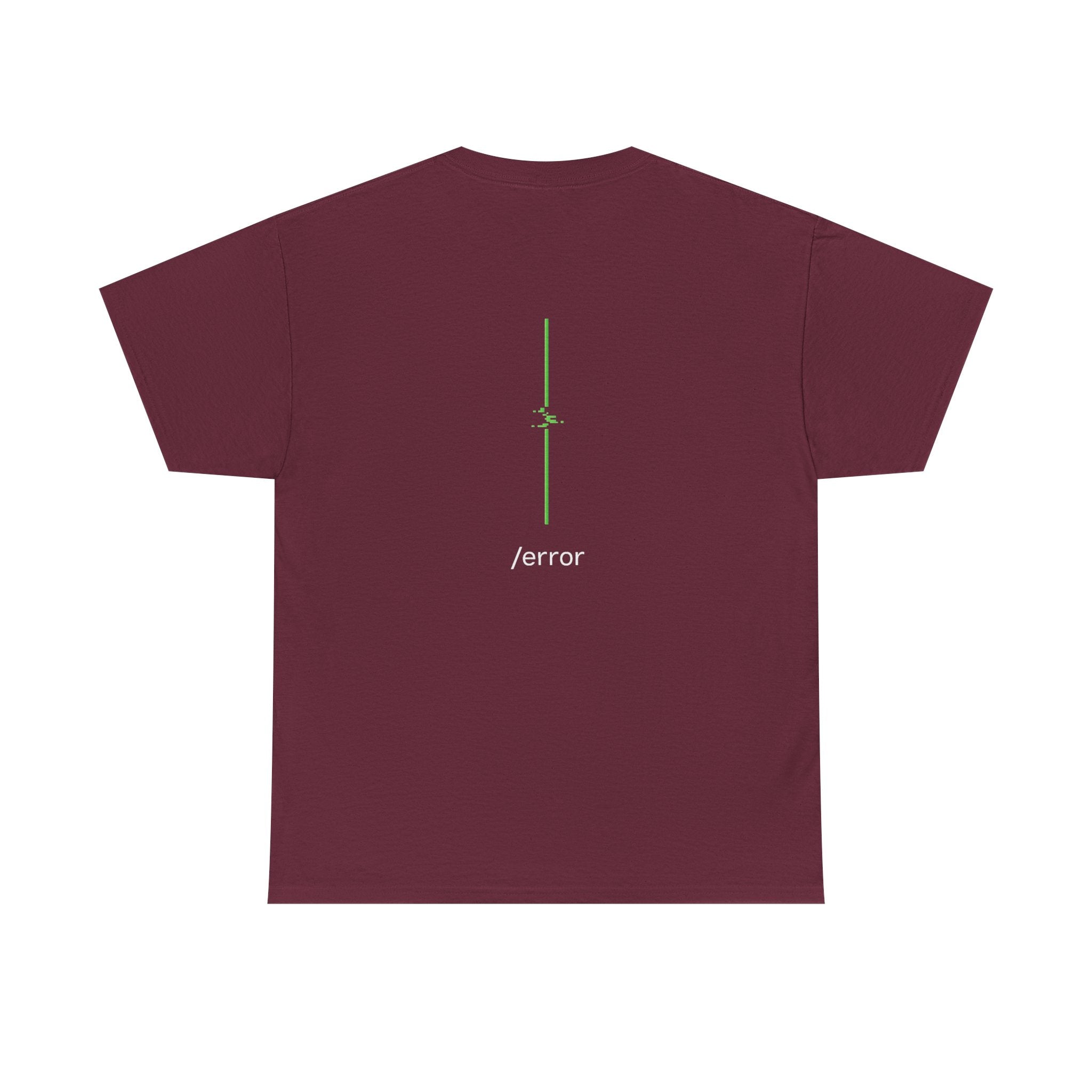 Glitch Line – Minimalistisches Neon Streetwear T-Shirt