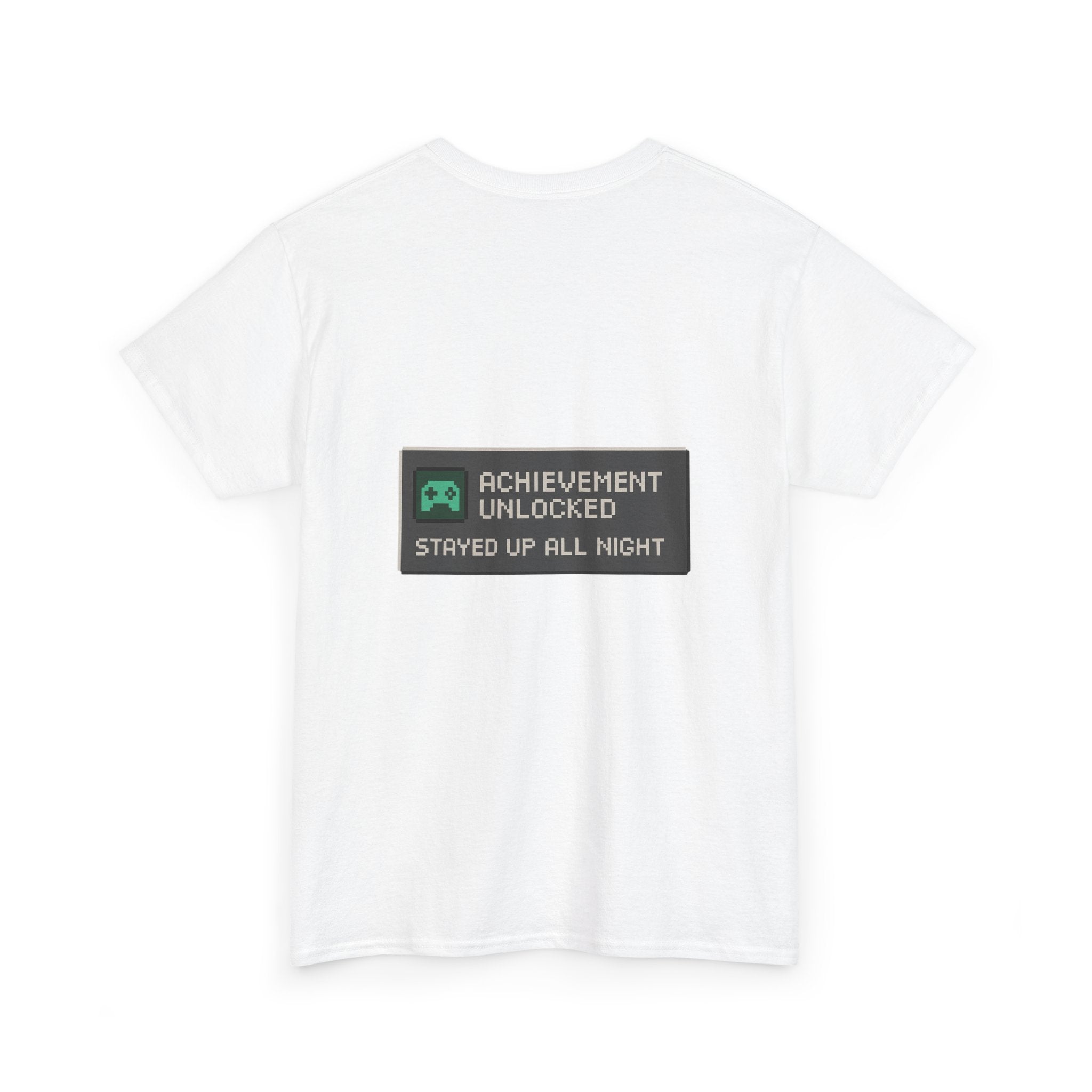Achievement Unlocked – Stayed Up All Night – Gamer Meme T-Shirt