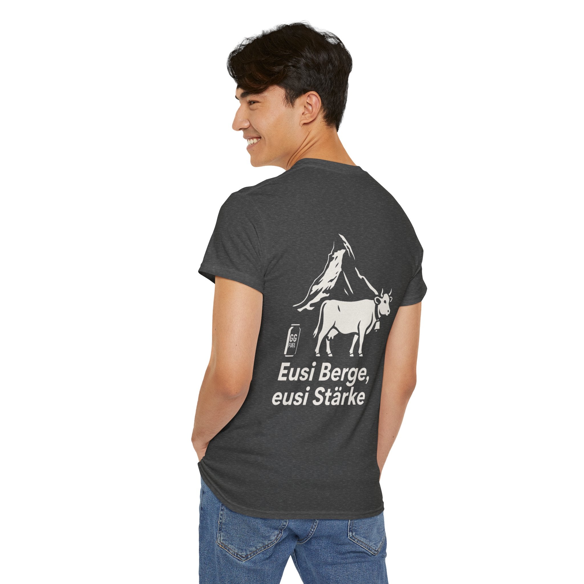 Eusi Berge, eusi Stärke – Matterhorn Schweiz T-Shirt