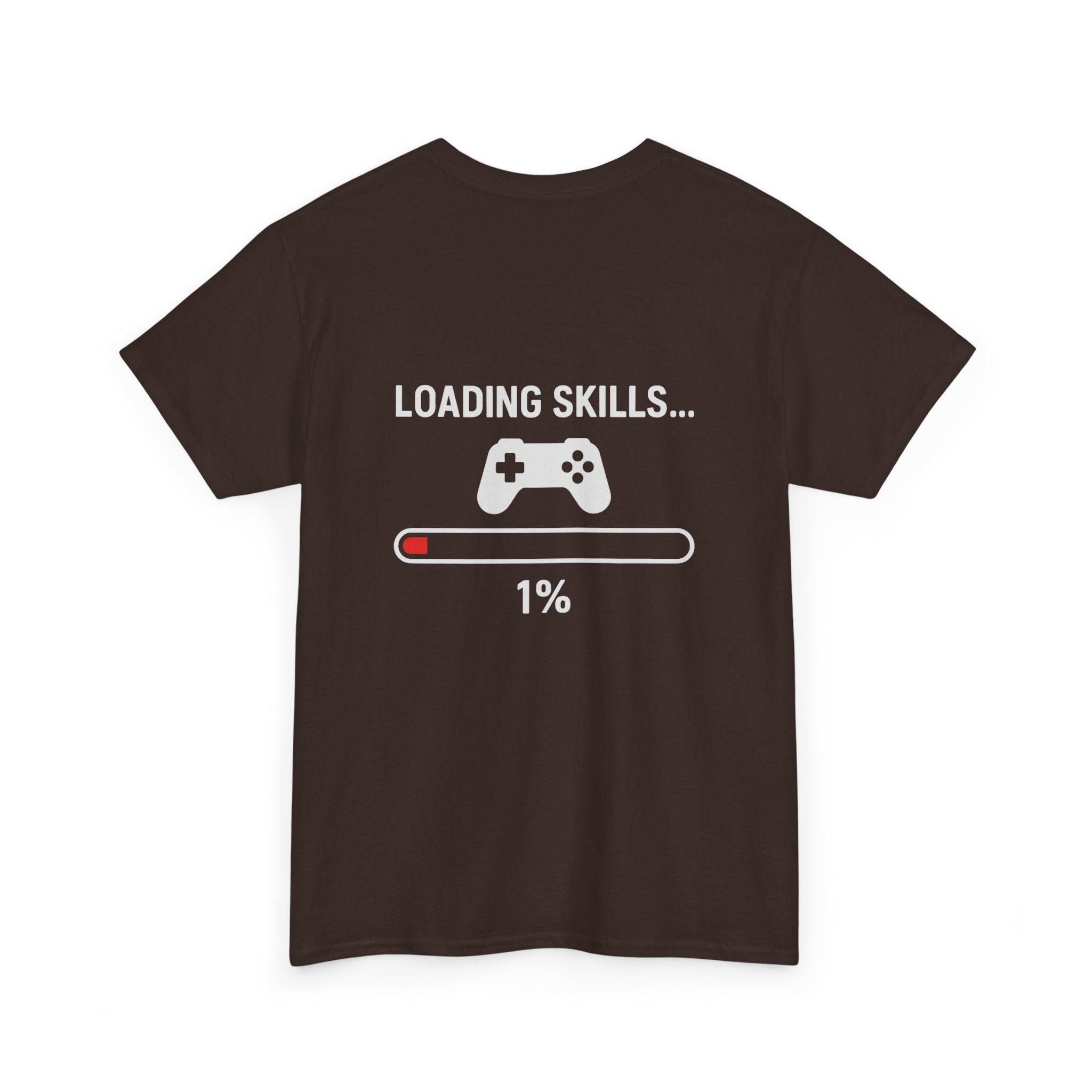 Loading Skills… 1% – Lustiges Gamer Meme T-Shirt