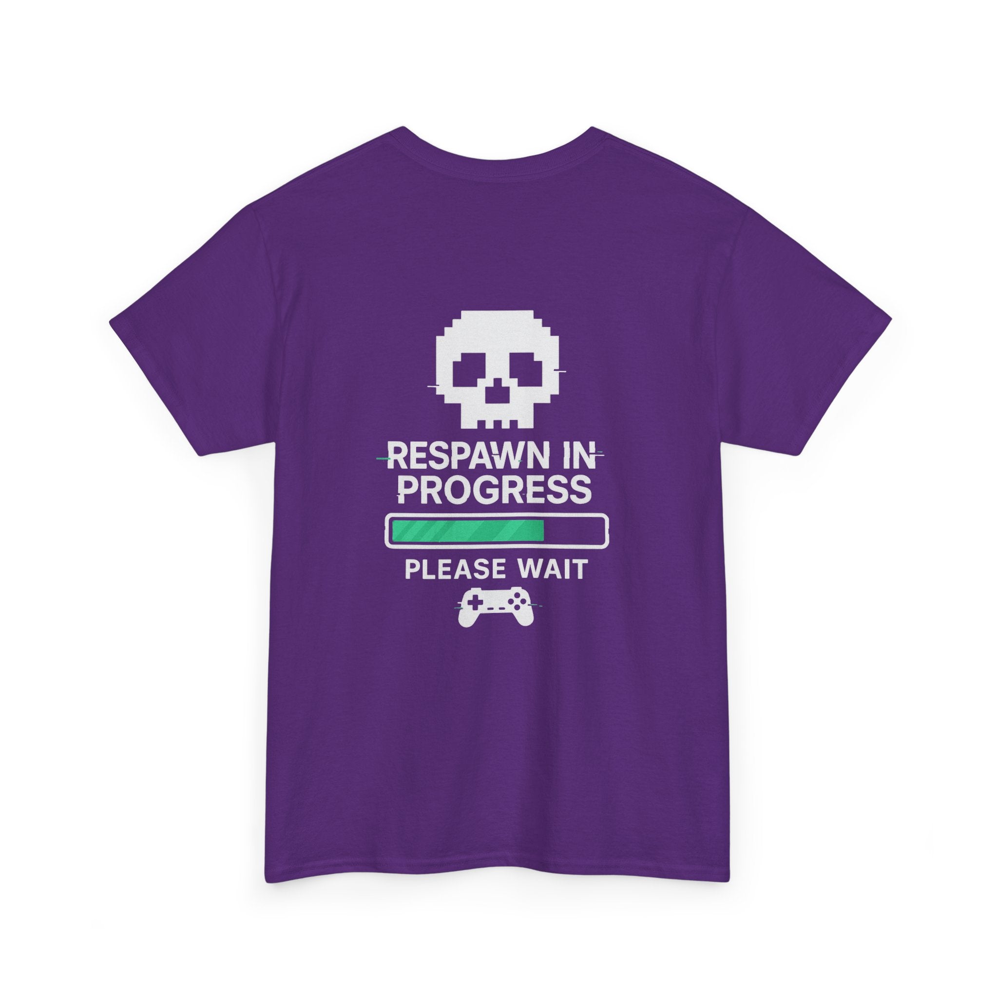 Respawn in Progress – Please Wait – Gamer Meme T-Shirt