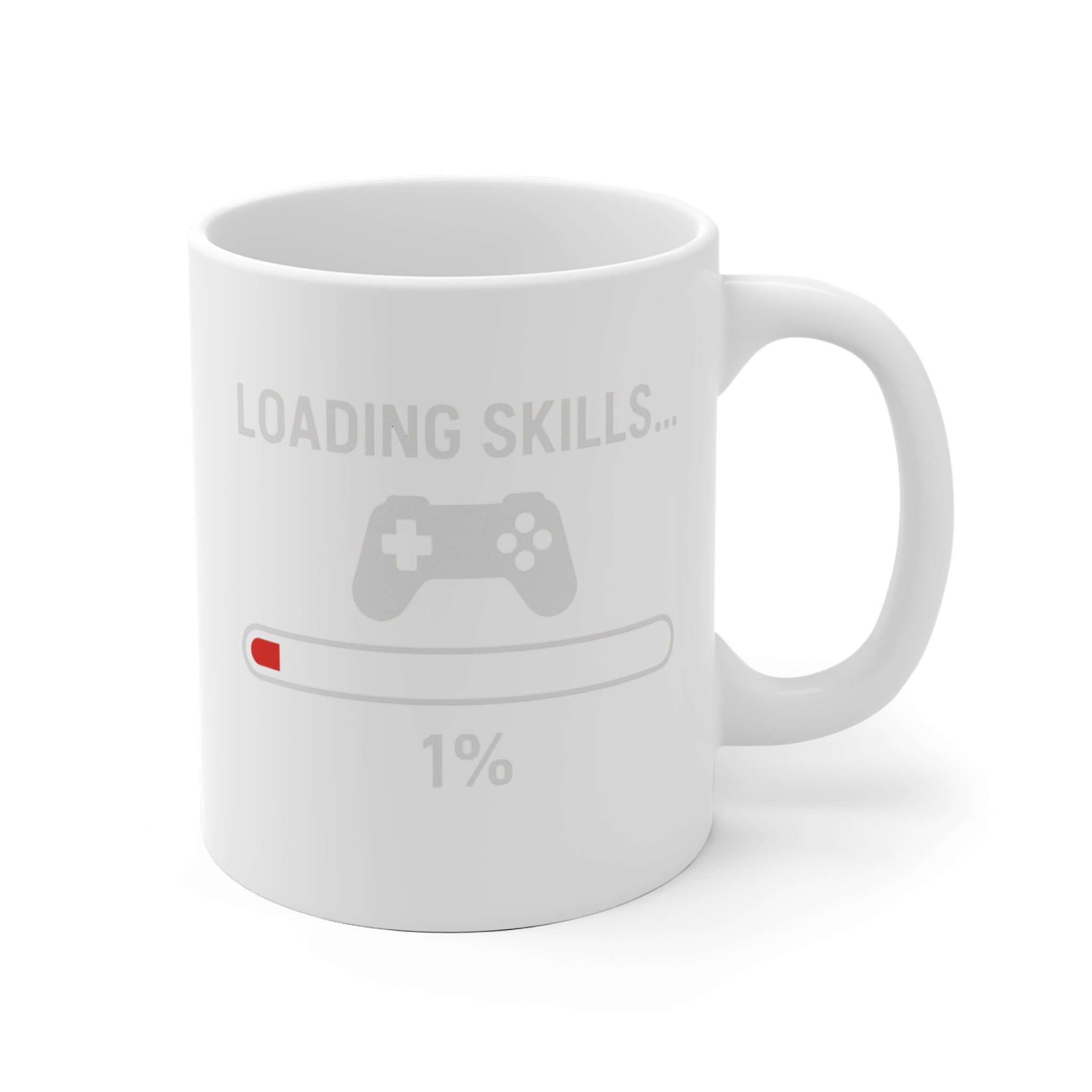 Loading Skills… 1% – Lustige Gamer Meme Tasse