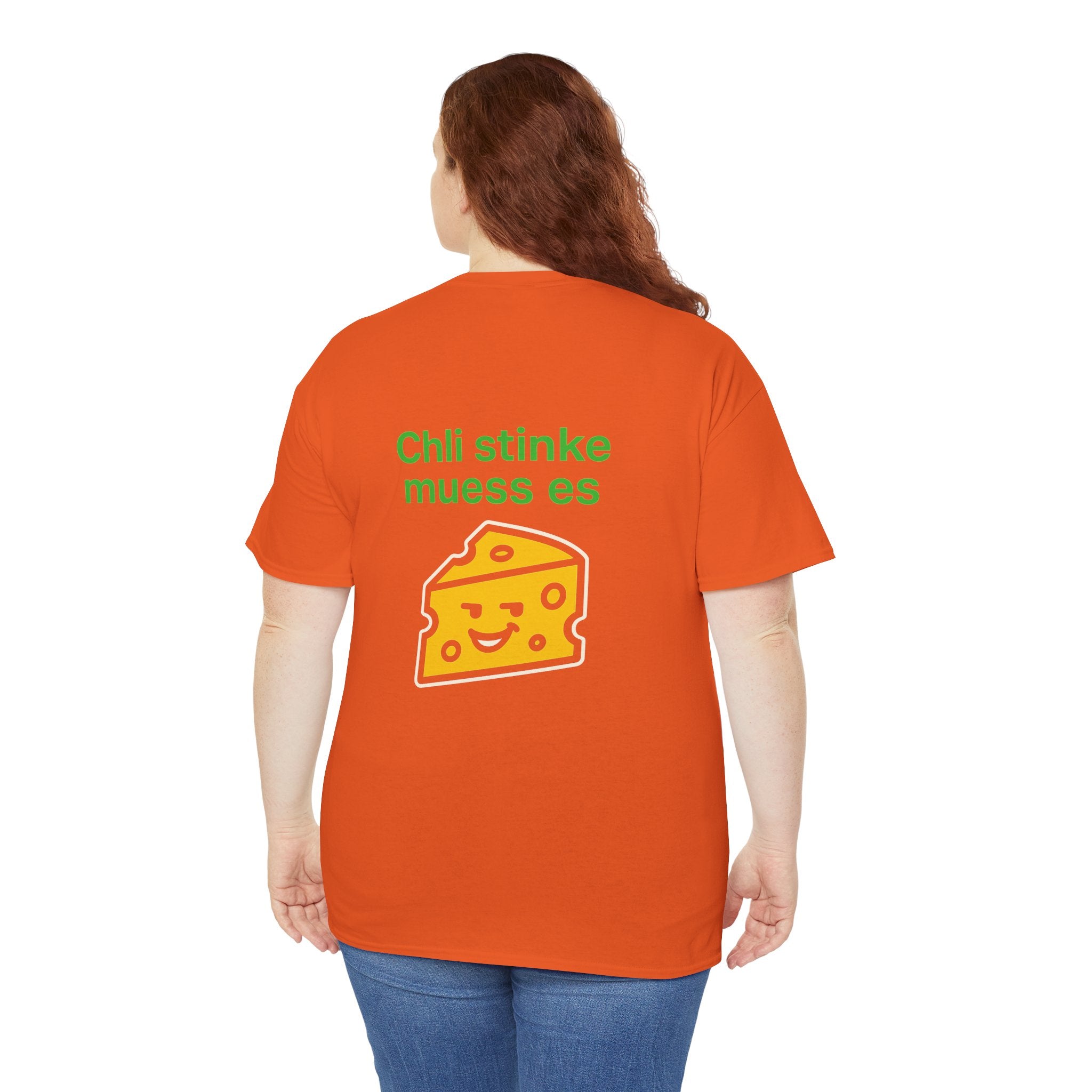 Chli stinke muess es – Schweizer Käse Humor T-Shirt