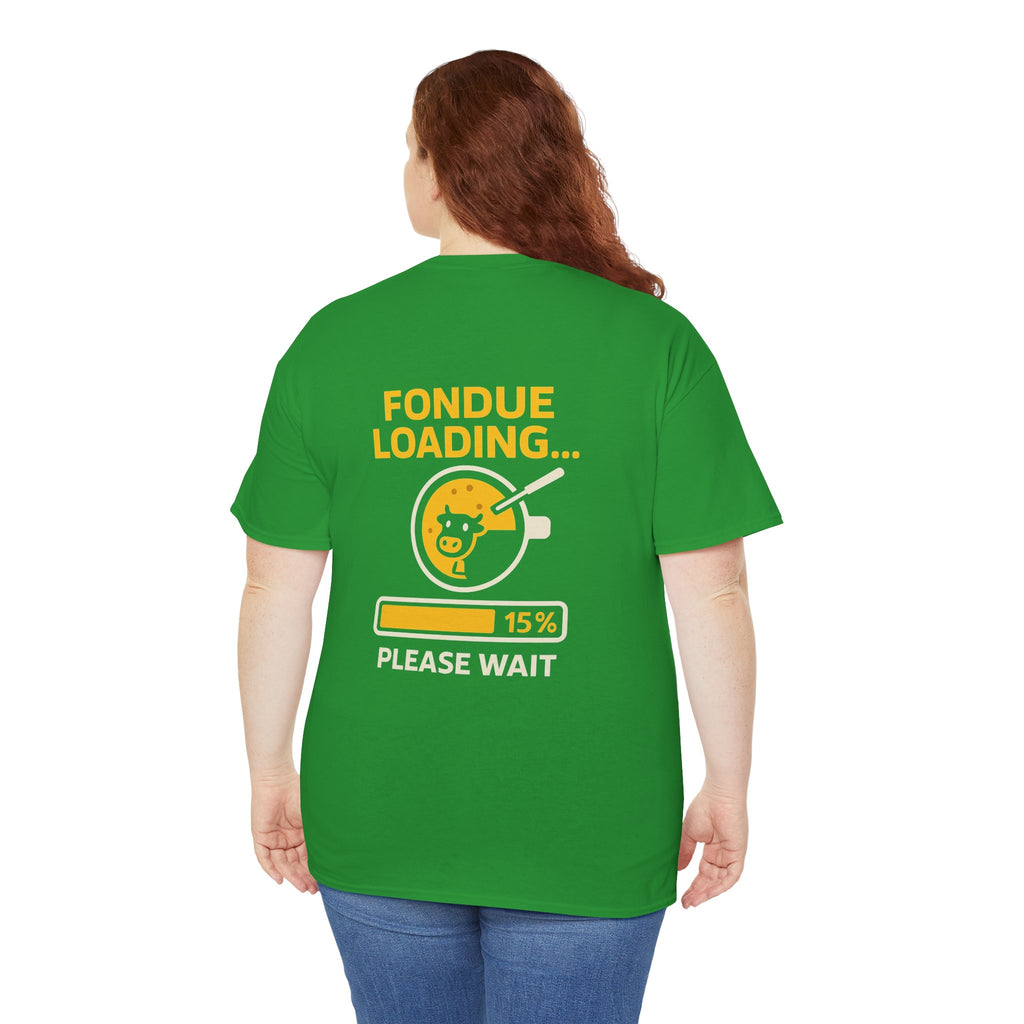 Fondue Loading – Schweizer Winter Meme T-Shirt