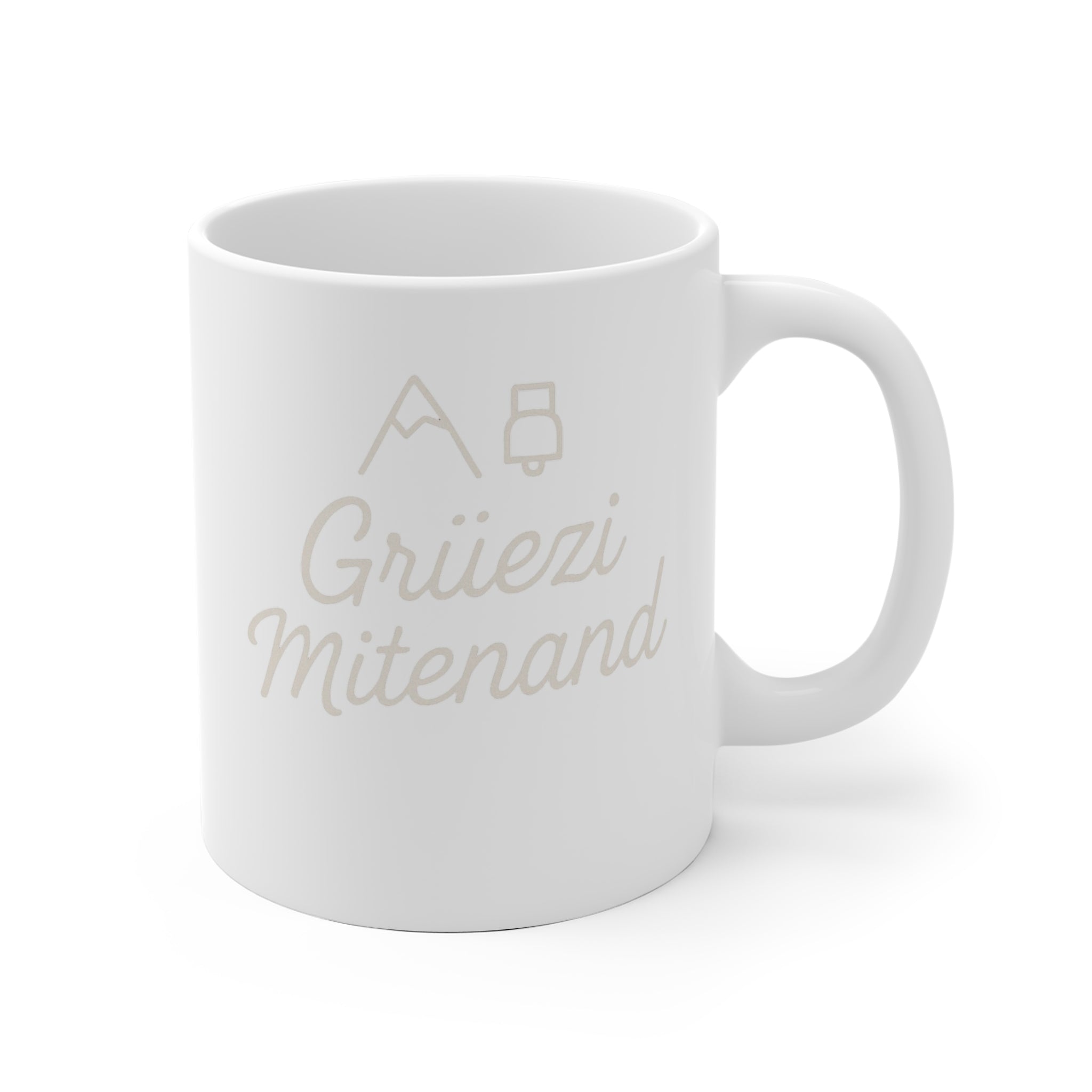 Grüezi Mitenand – Schweizer Dialekt Tasse